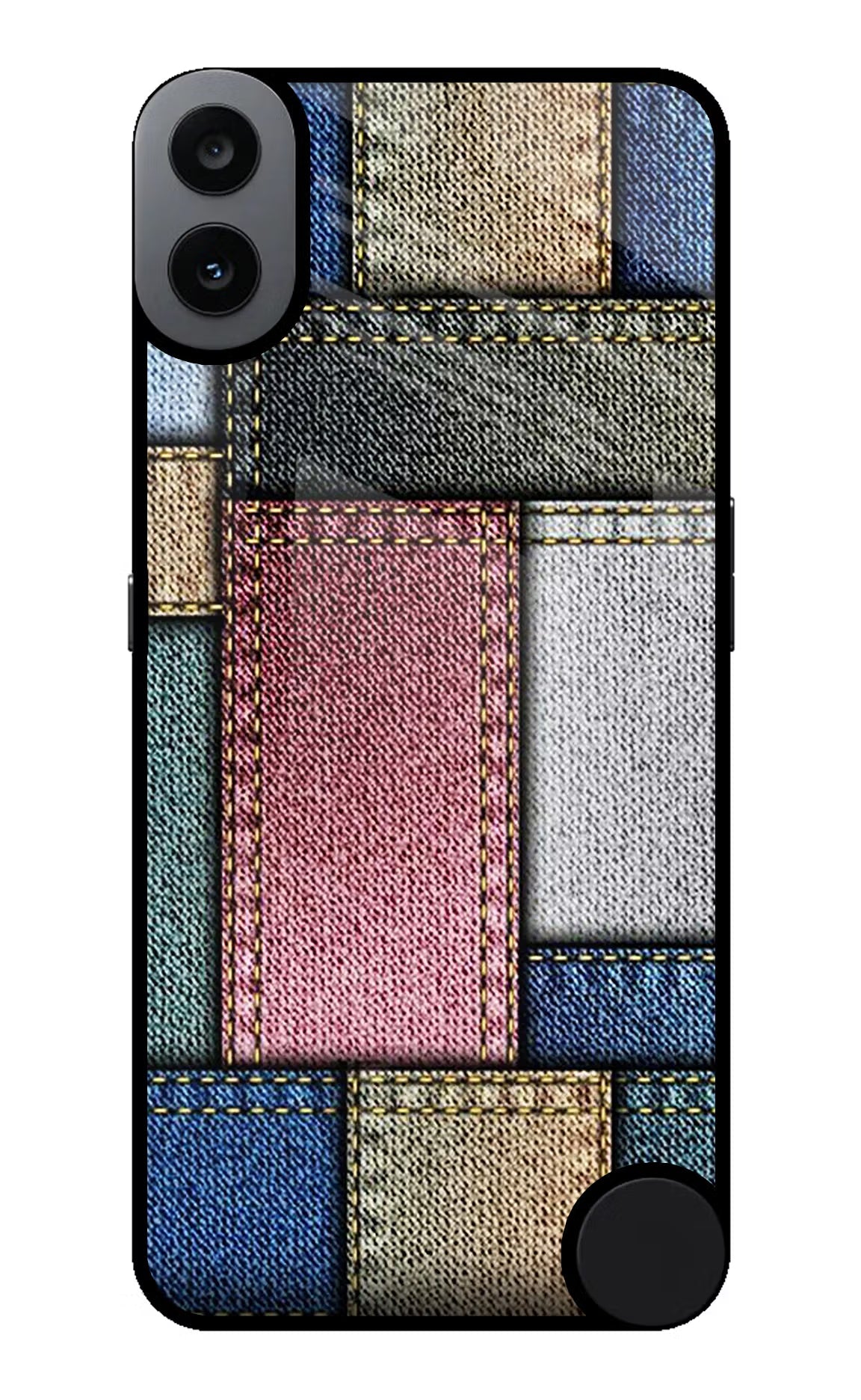 Multicolor Jeans CMF by Nothing Phone 1 Glass Case Back Cover by Casekaro