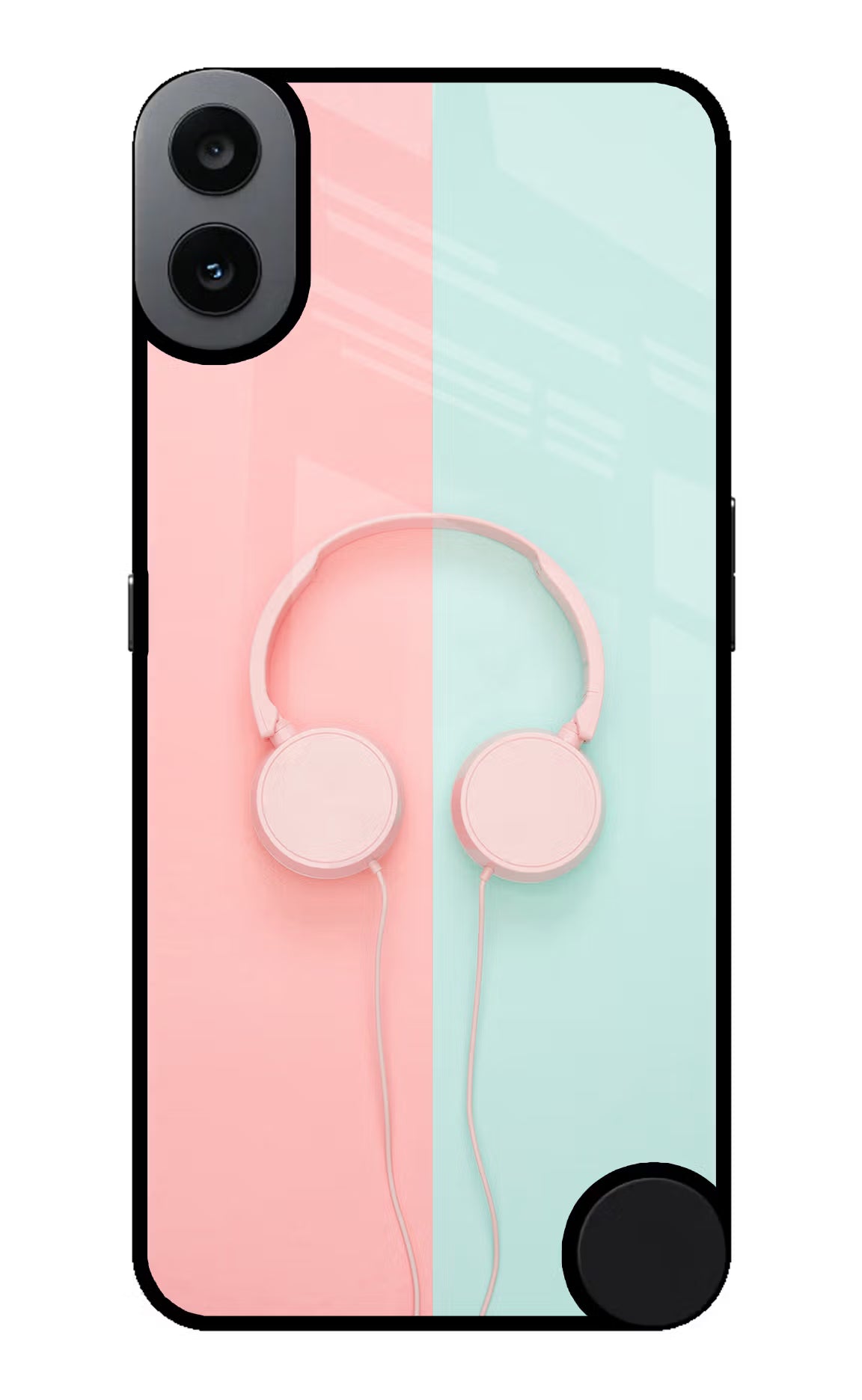 Music Lover CMF by Nothing Phone 1 Glass Case Back Cover by Casekaro
