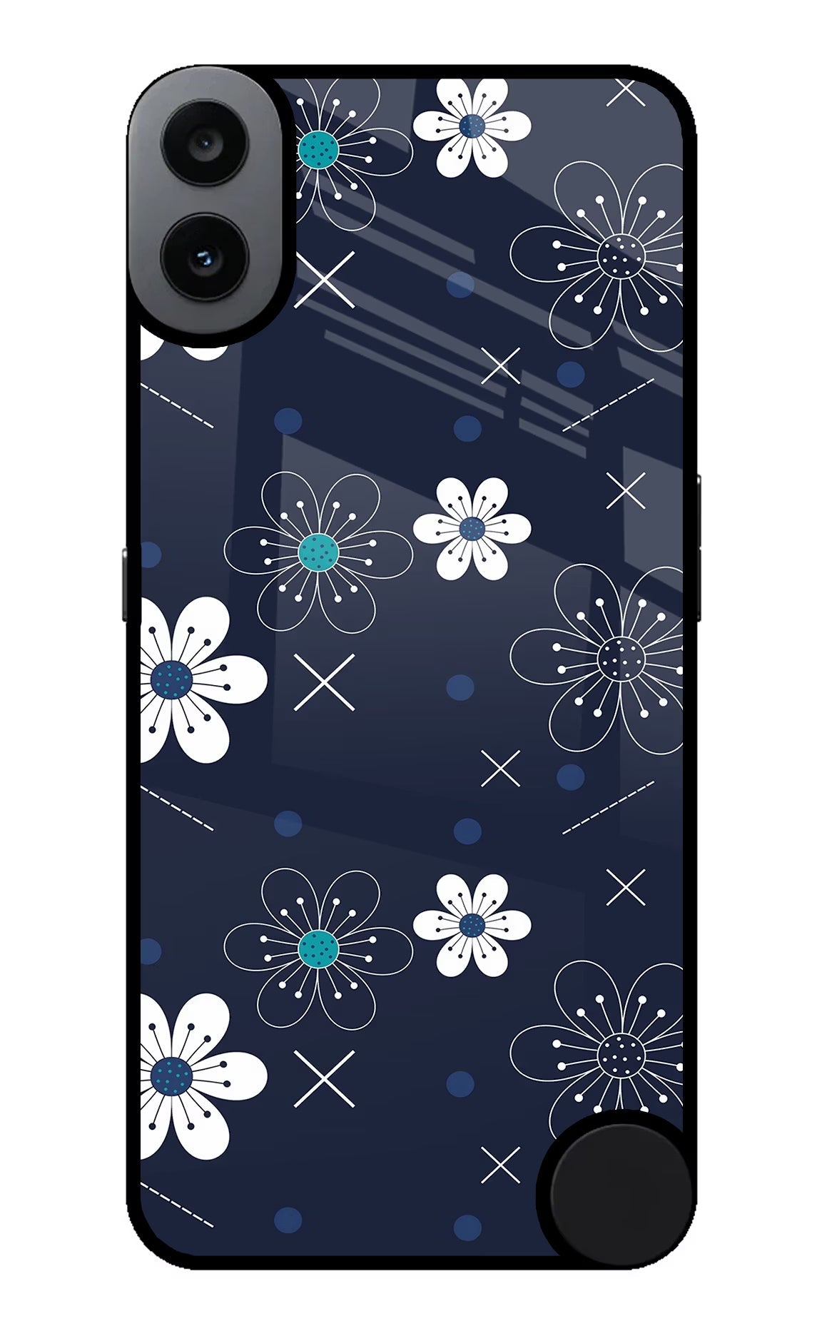 Flowers CMF by Nothing Phone 1 Glass Case