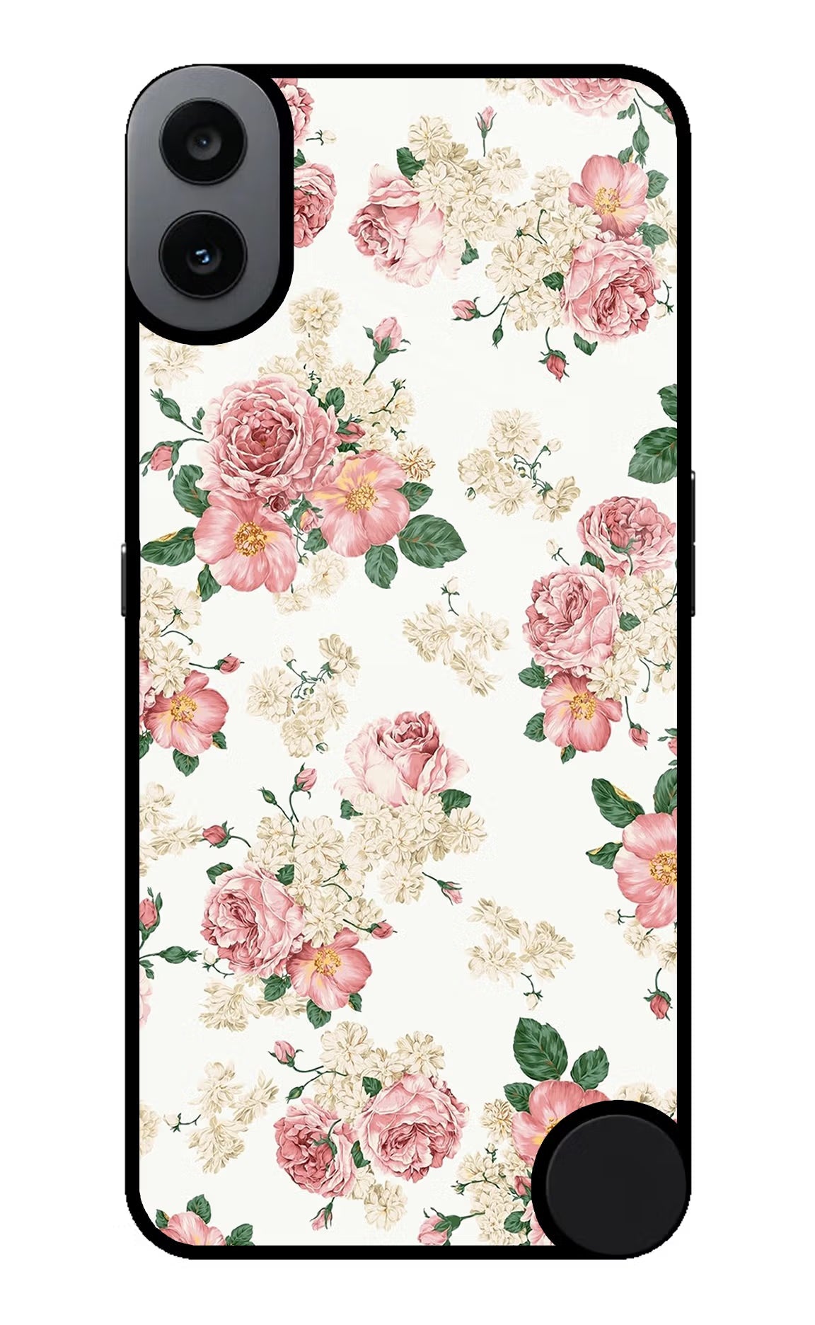 Flowers CMF by Nothing Phone 1 Glass Case Back Cover by Casekaro