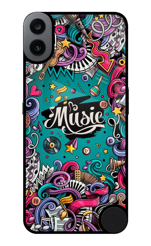 Music Graffiti CMF by Nothing Phone 1 Glass Case