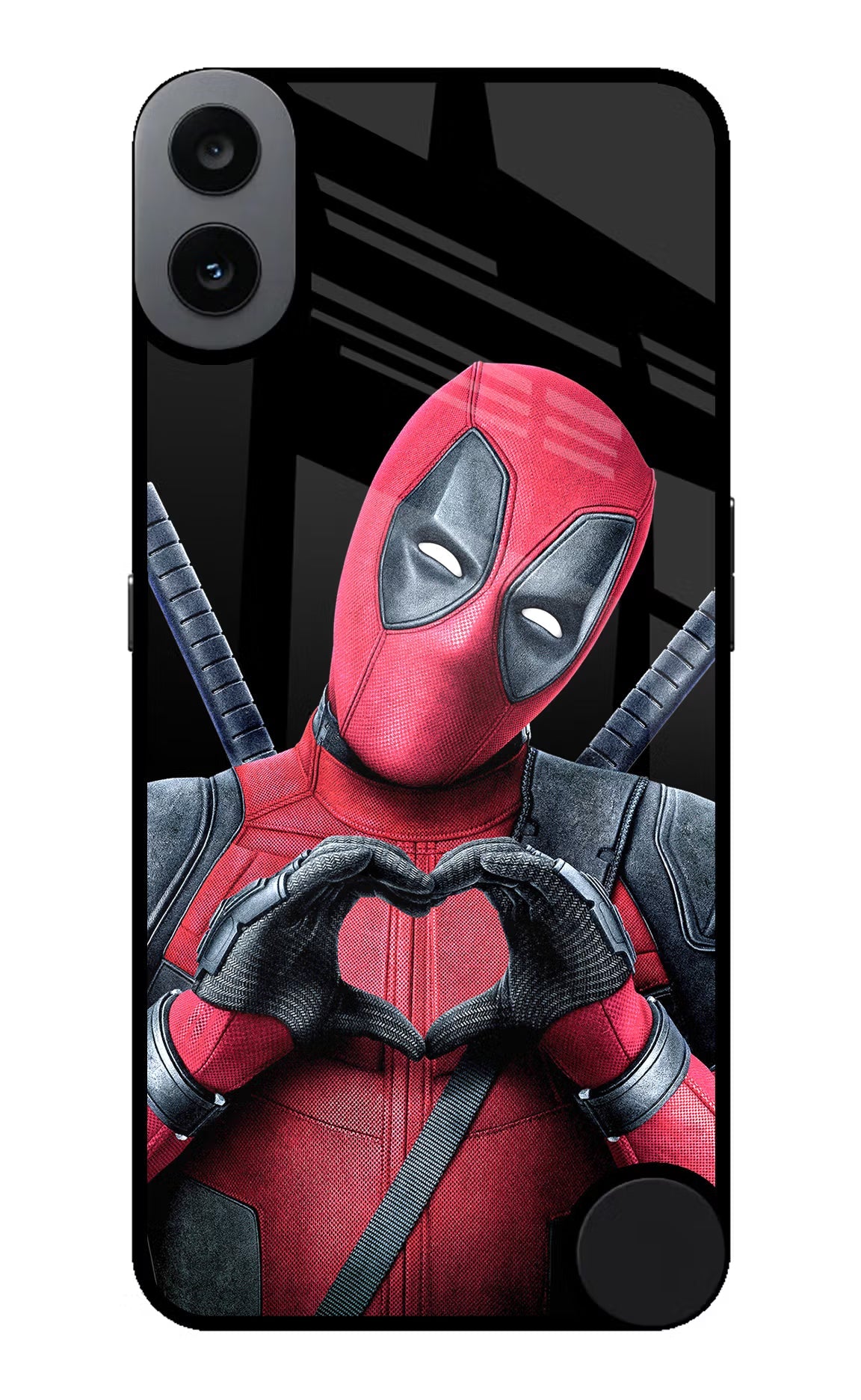 Deadpool CMF by Nothing Phone 1 Glass Case Back Cover by Casekaro