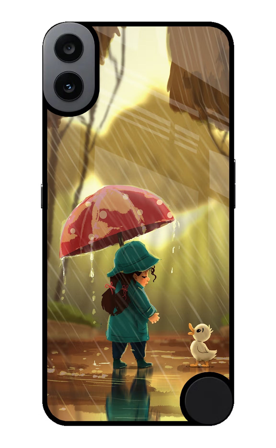 Rainy Day CMF by Nothing Phone 1 Glass Case Back Cover by Casekaro