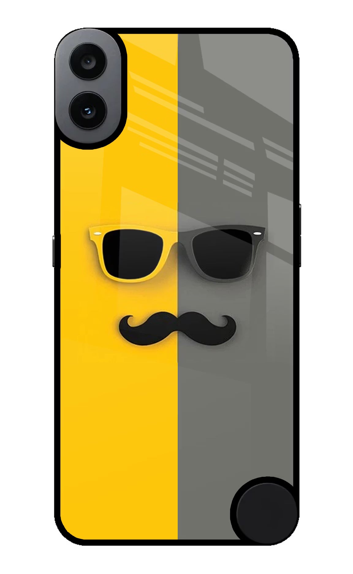 Sunglasses with Mustache CMF by Nothing Phone 1 Glass Case