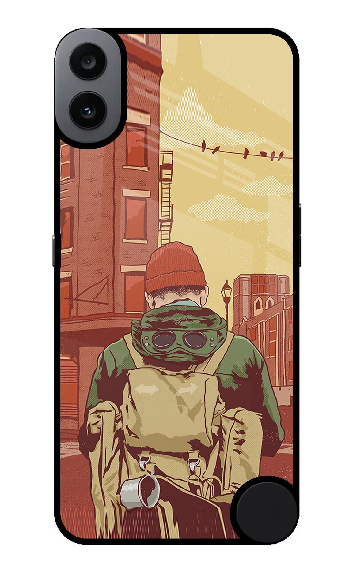 Adventurous CMF by Nothing Phone 1 Glass Case Back Cover by Casekaro