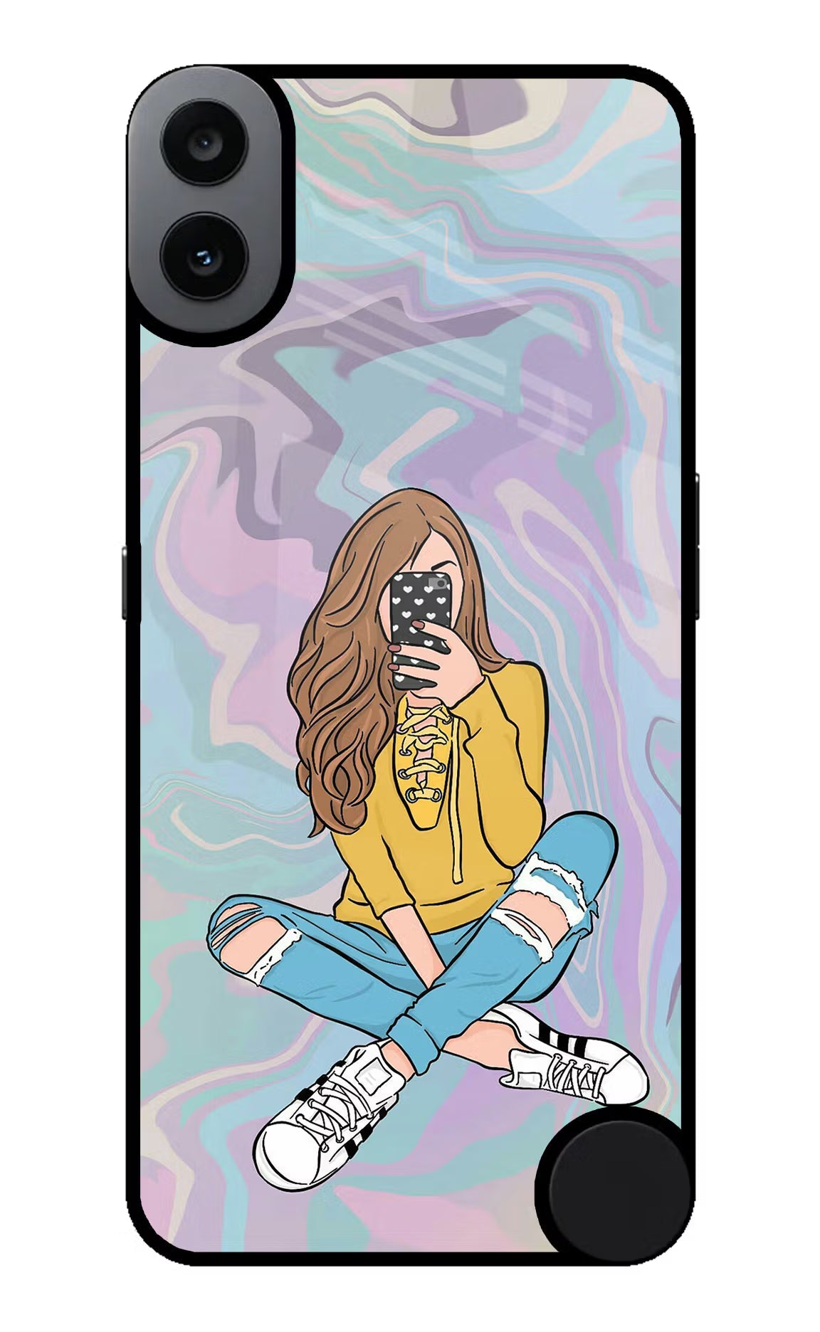 Selfie Girl CMF by Nothing Phone 1 Glass Case