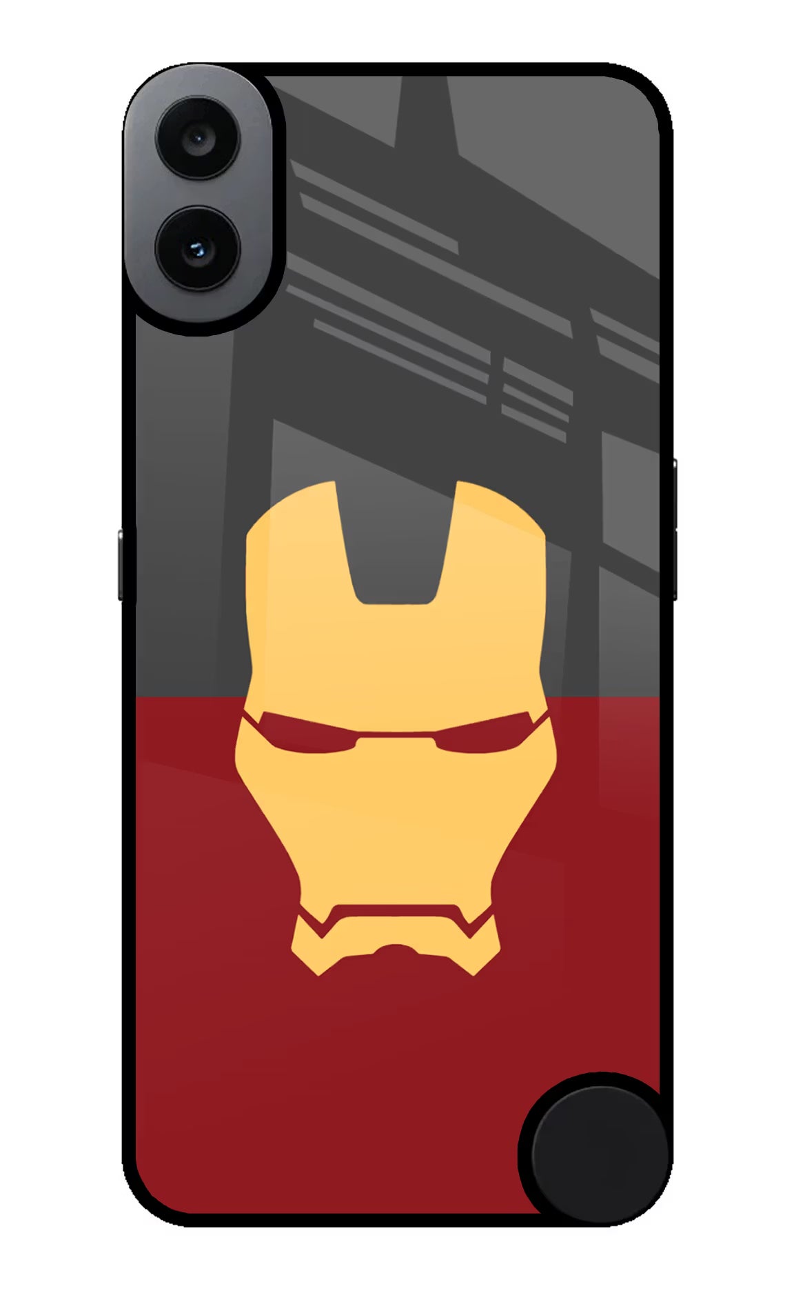 Ironman CMF by Nothing Phone 1 Glass Case Back Cover by Casekaro