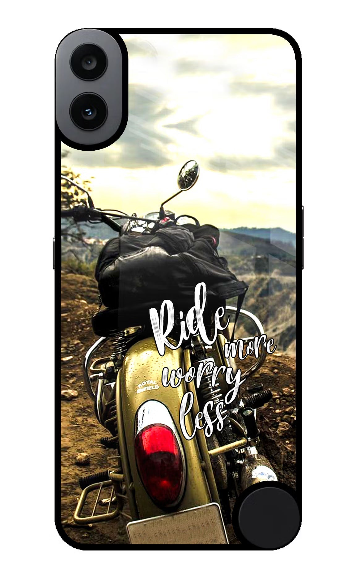 Ride More Worry Less CMF by Nothing Phone 1 Glass Case
