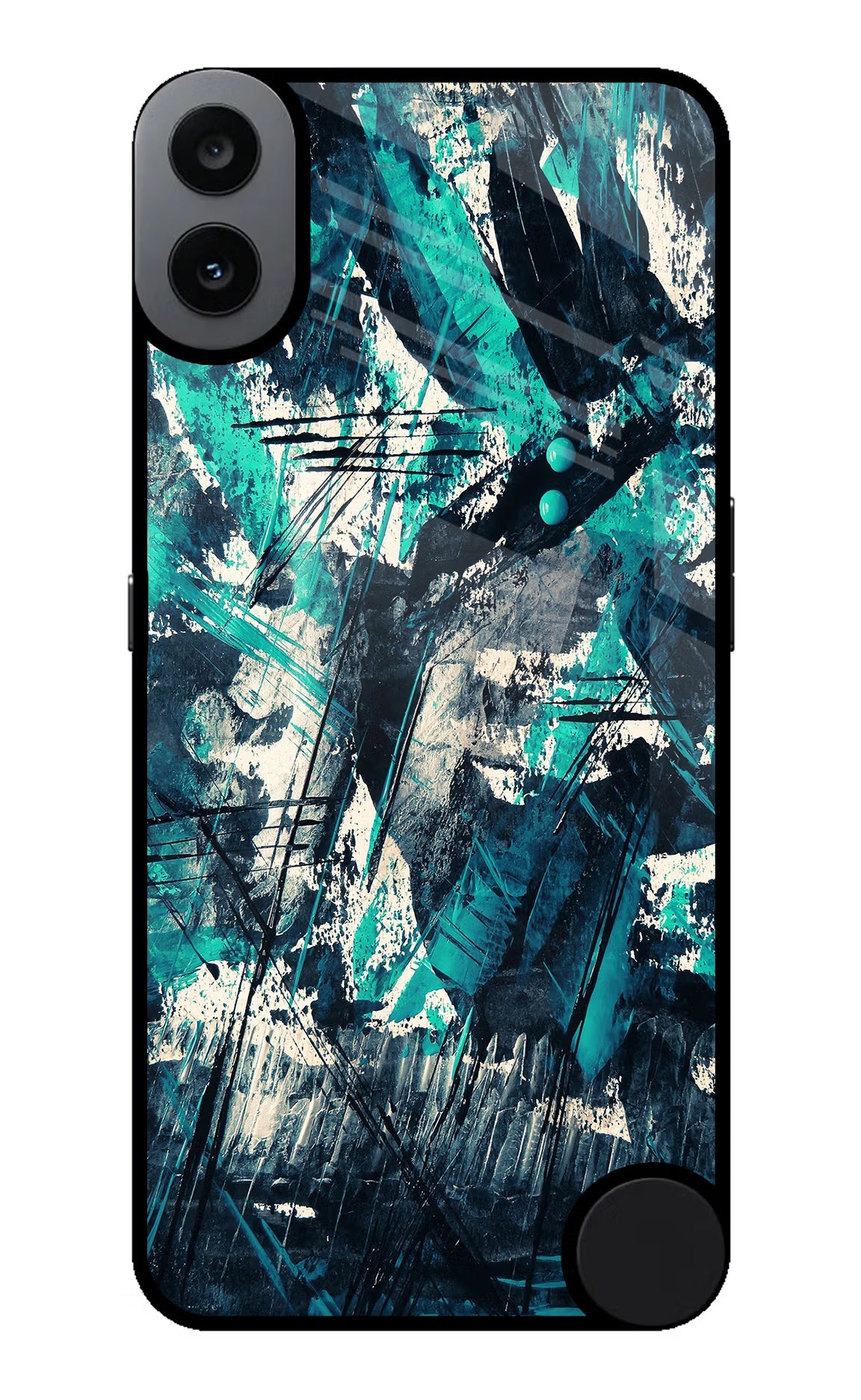 Artwork CMF by Nothing Phone 1 Glass Case Back Cover by Casekaro