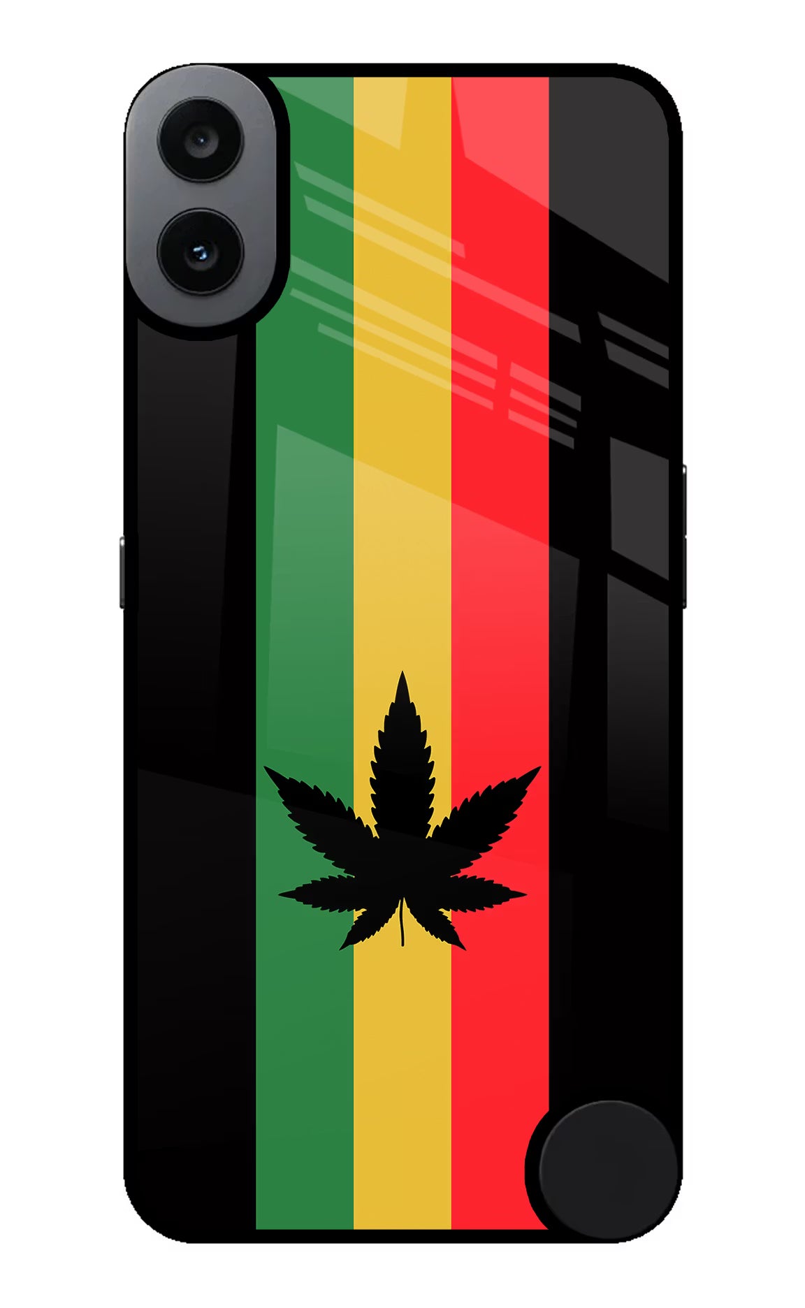 Weed Flag CMF by Nothing Phone 1 Glass Case Back Cover by Casekaro