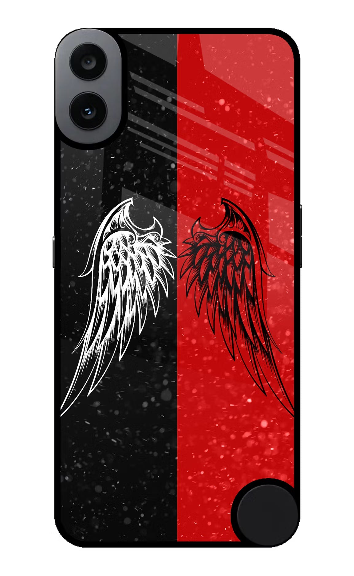 Wings CMF by Nothing Phone 1 Glass Case Back Cover by Casekaro