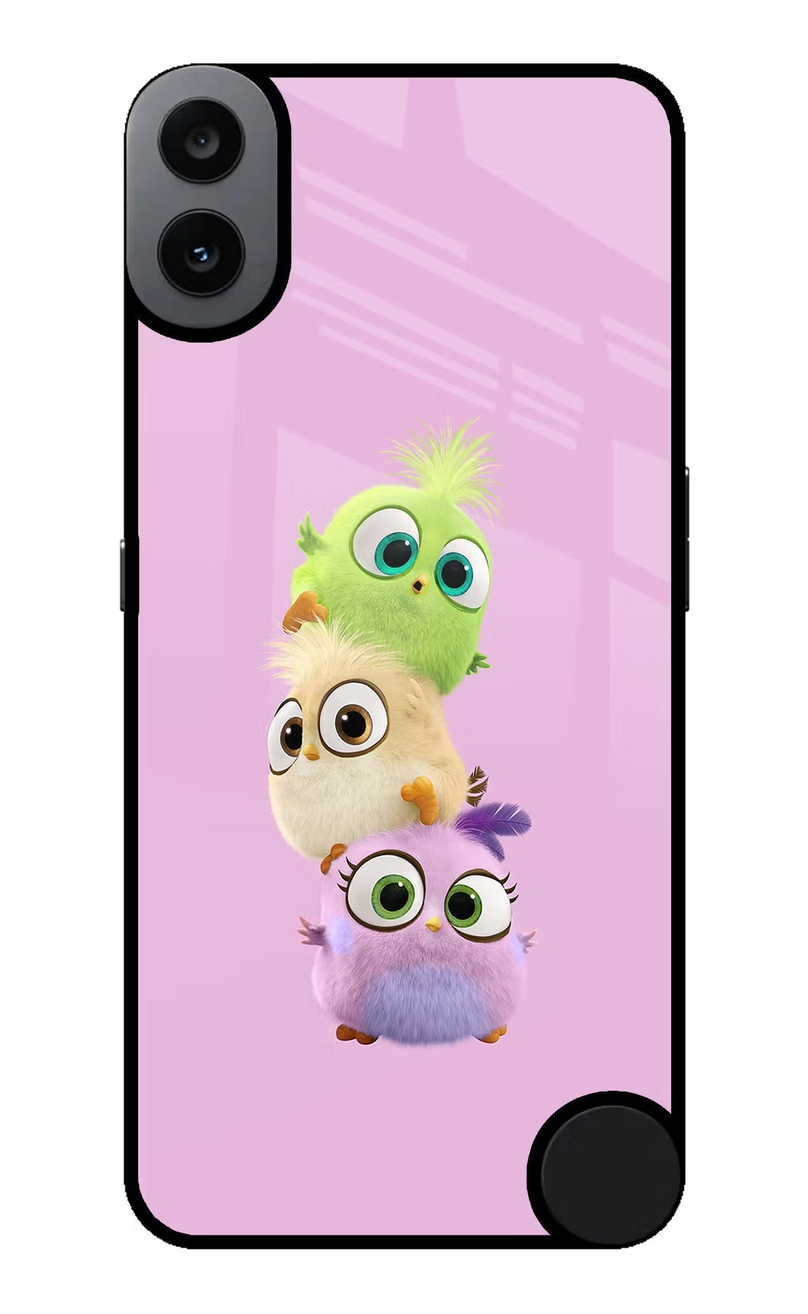 Cute Little Birds CMF by Nothing Phone 1 Glass Case Back Cover by Casekaro