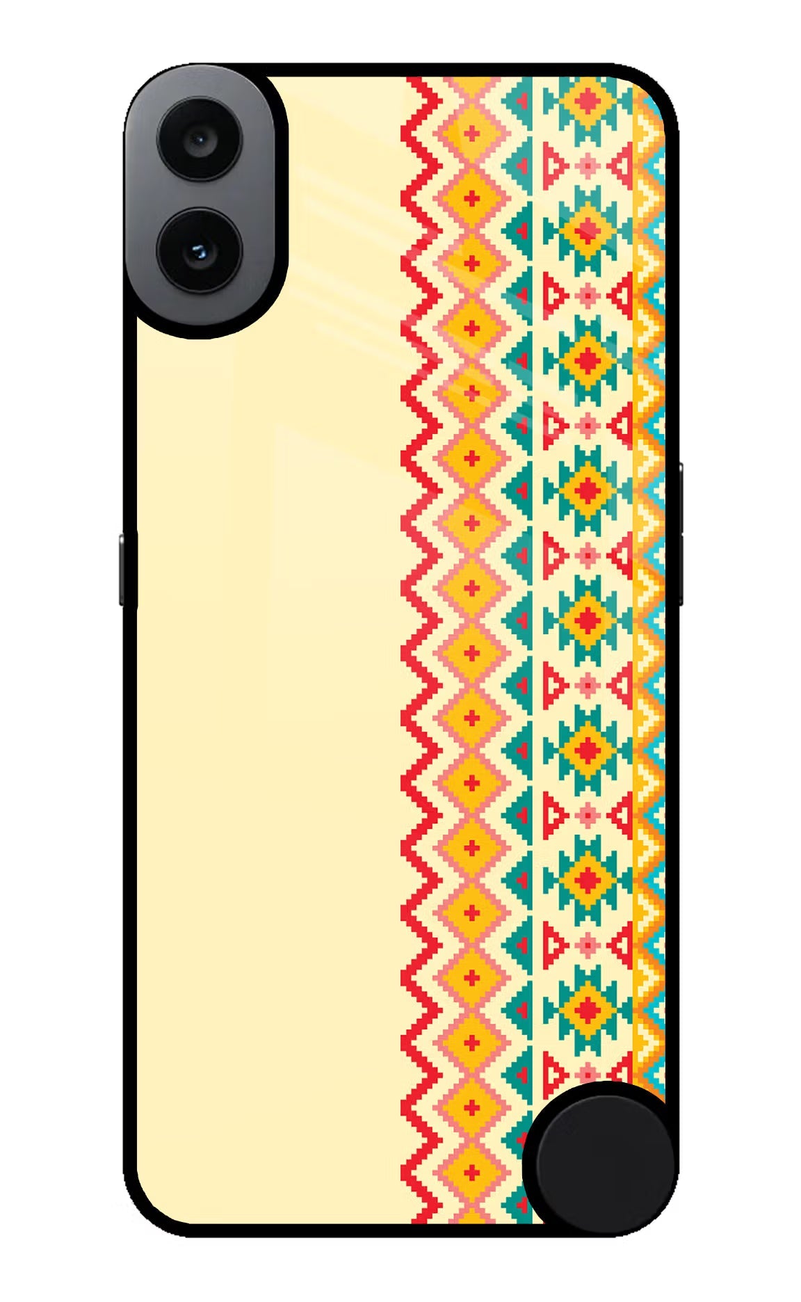 Ethnic Seamless CMF by Nothing Phone 1 Glass Case Back Cover by Casekaro
