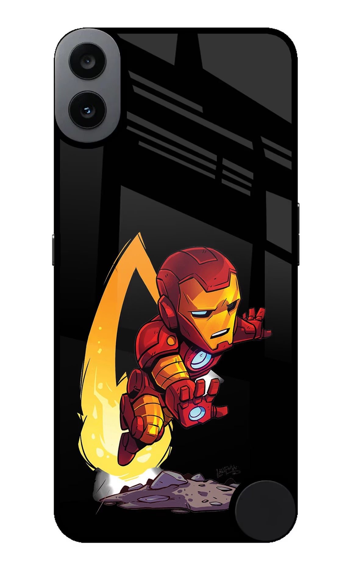 IronMan CMF by Nothing Phone 1 Glass Case Back Cover by Casekaro