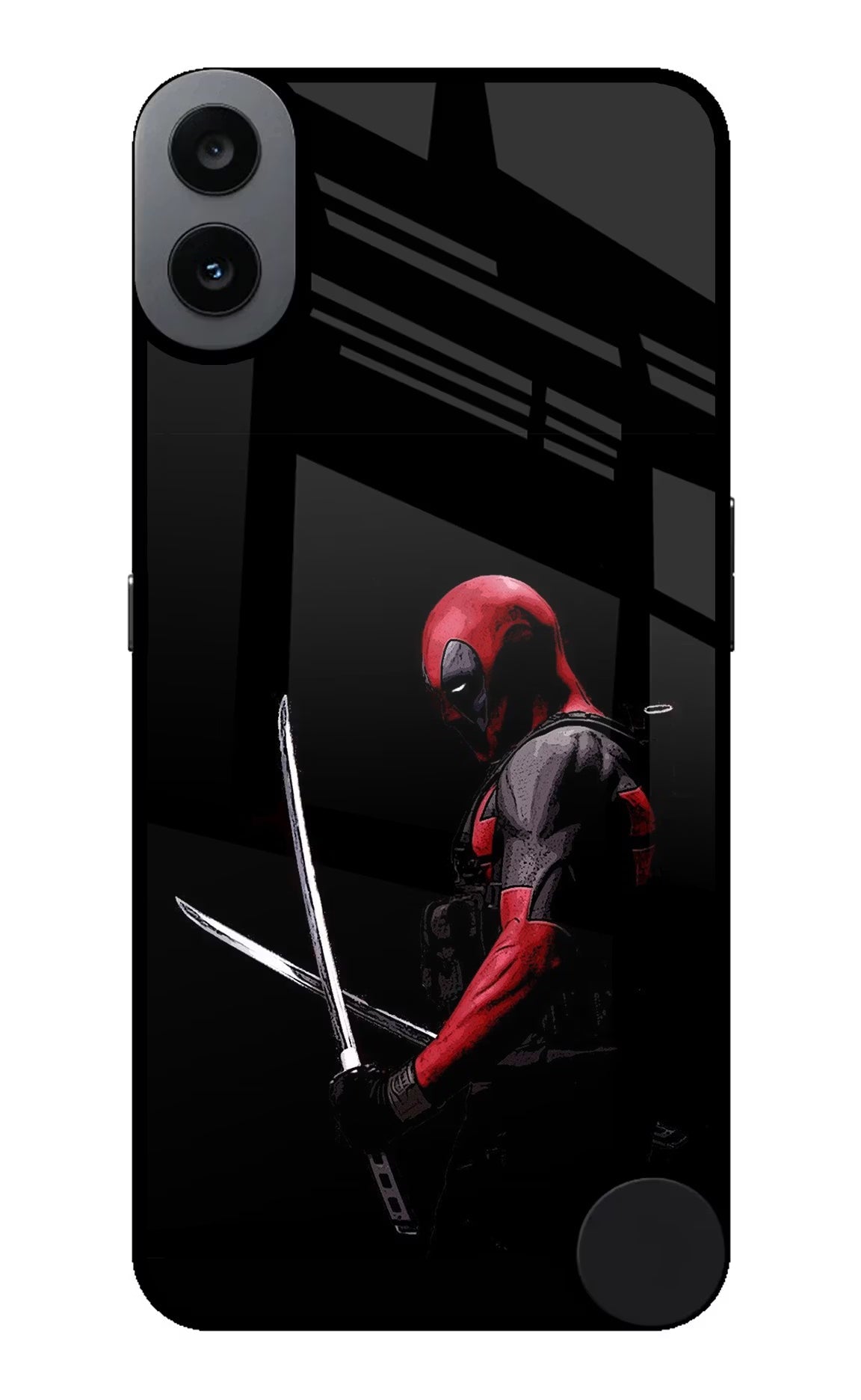 Deadpool CMF by Nothing Phone 1 Glass Case Back Cover by Casekaro