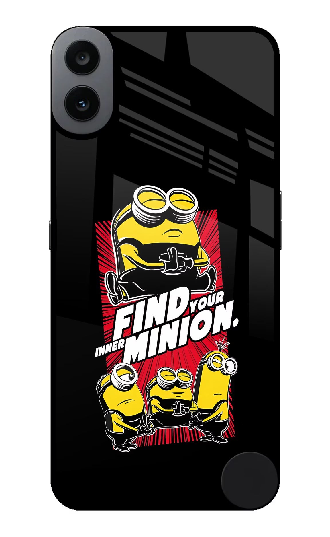 Find your inner Minion CMF by Nothing Phone 1 Glass Case Back Cover by Casekaro