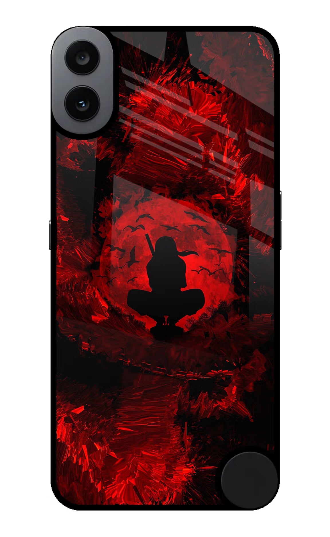 Itachi Uchiha CMF by Nothing Phone 1 Glass Case Back Cover by Casekaro