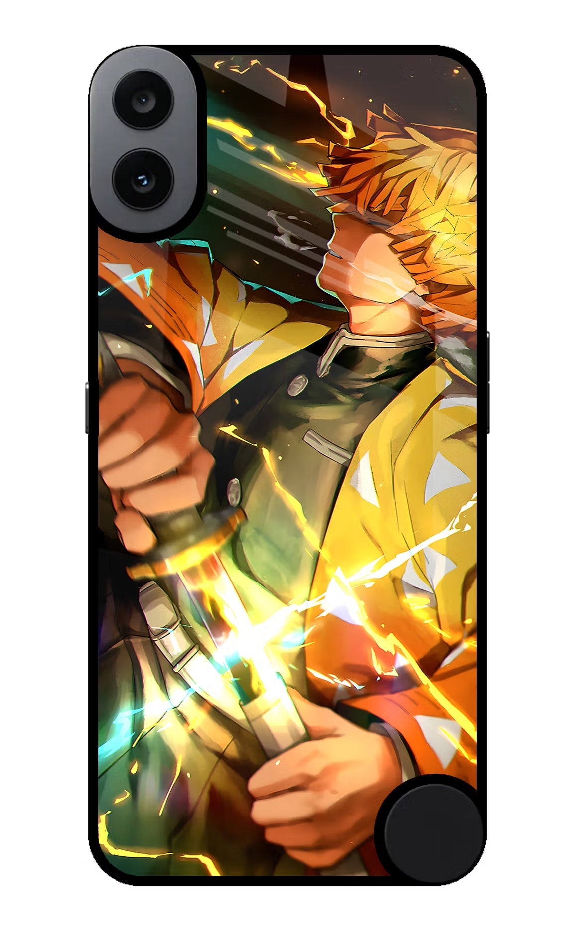 Demon Slayer CMF by Nothing Phone 1 Glass Case Back Cover by Casekaro
