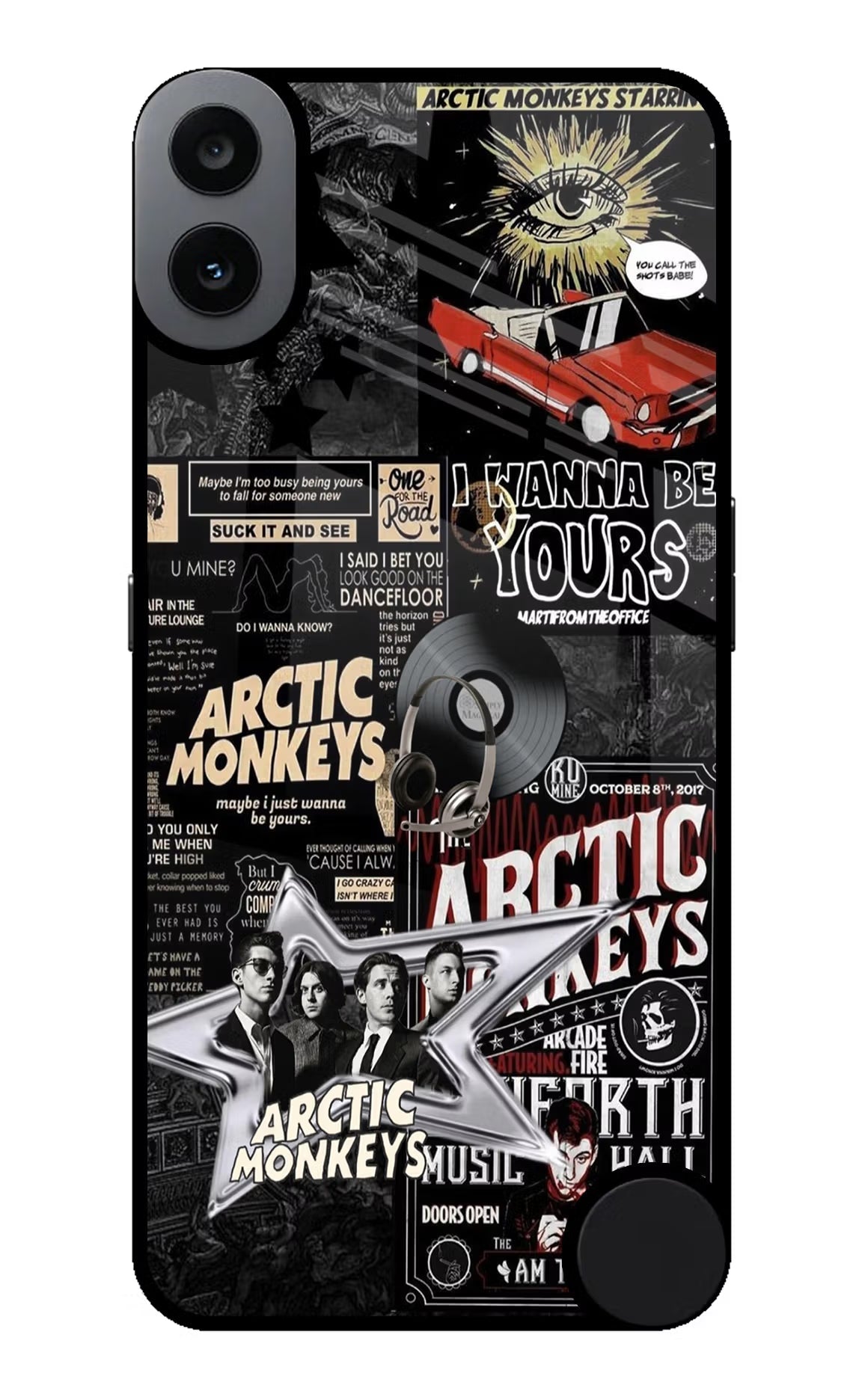 Arctic Monkeys CMF by Nothing Phone 1 Glass Case Back Cover by Casekaro