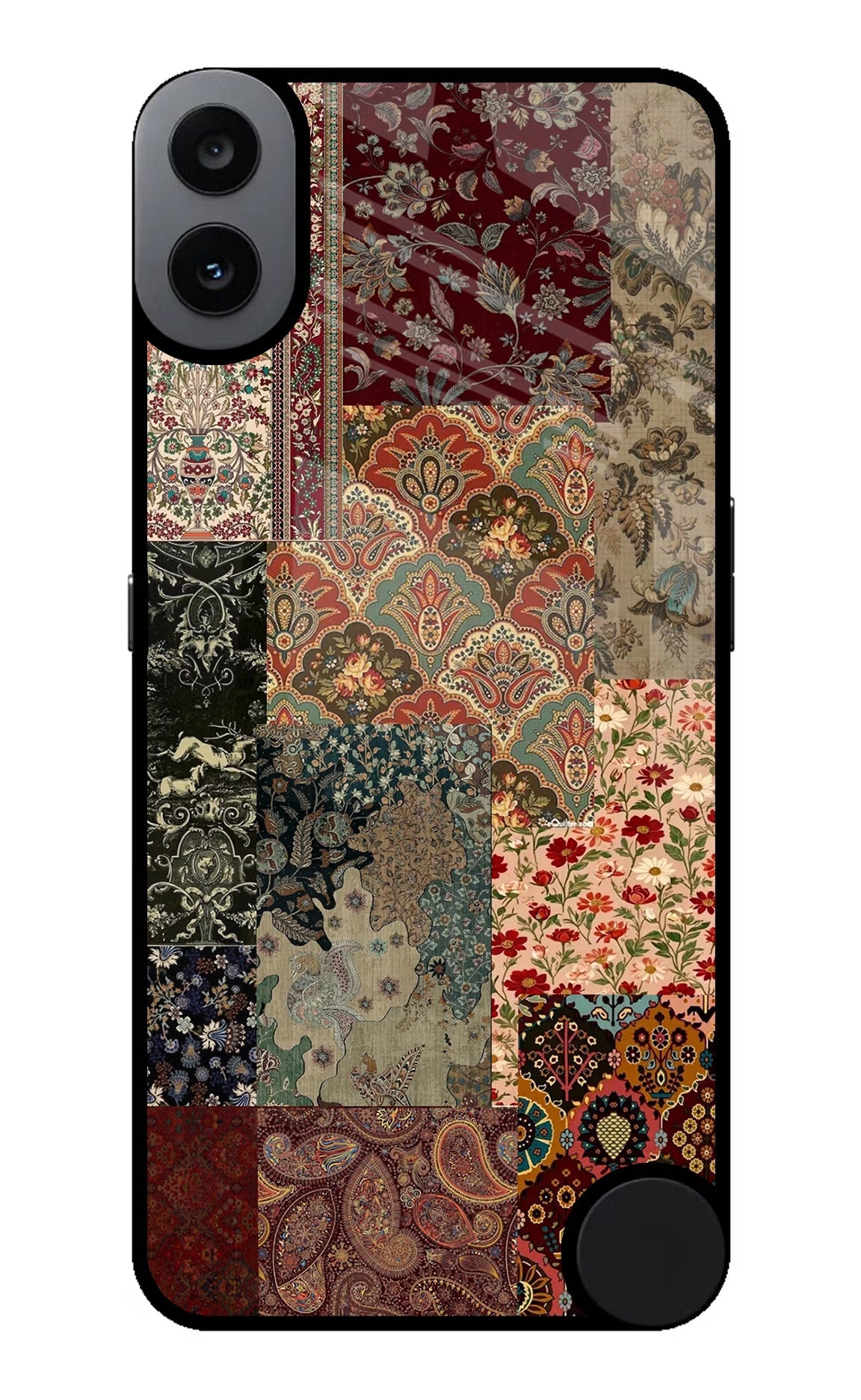 Desi Print CMF by Nothing Phone 1 Glass Case Back Cover by Casekaro