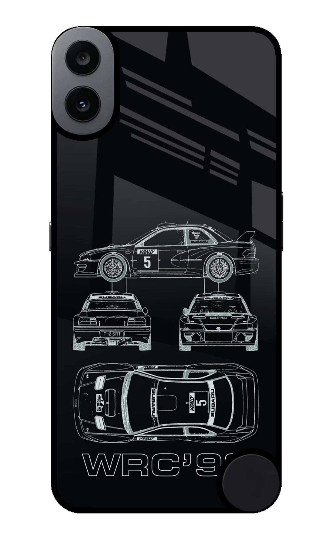 WRC'99 CMF by Nothing Phone 1 Glass Case