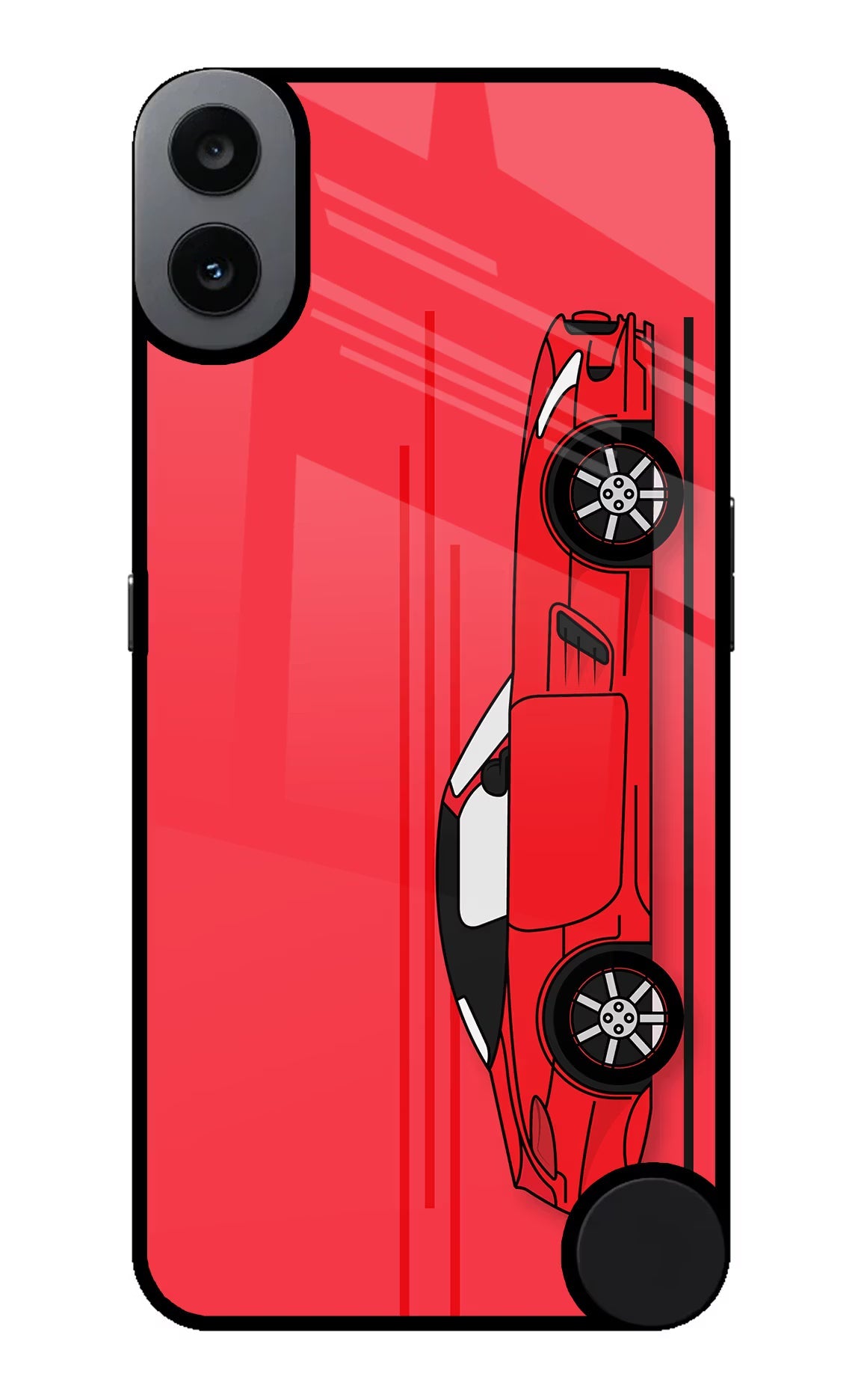 Red Velocity CMF by Nothing Phone 1 Glass Case