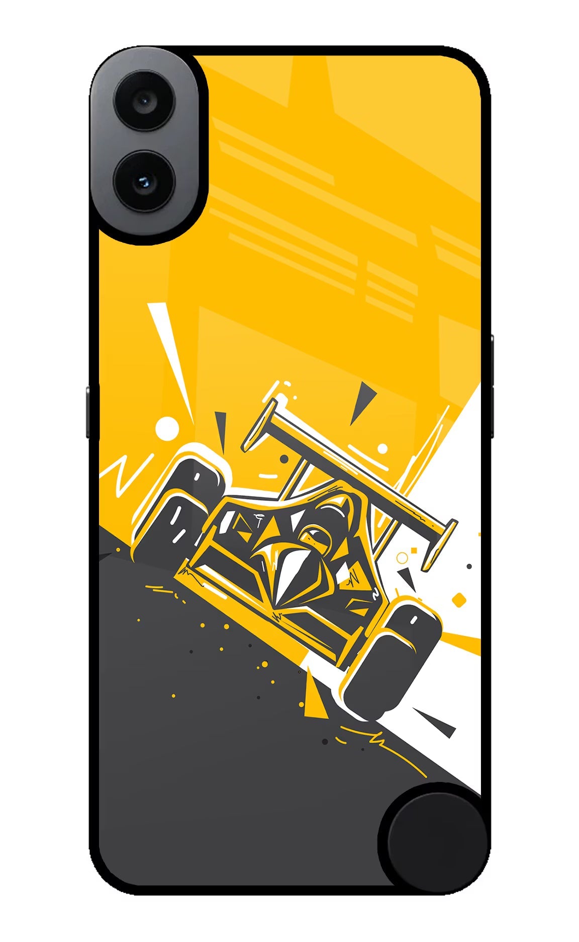 Track King CMF by Nothing Phone 1 Glass Case Back Cover by Casekaro
