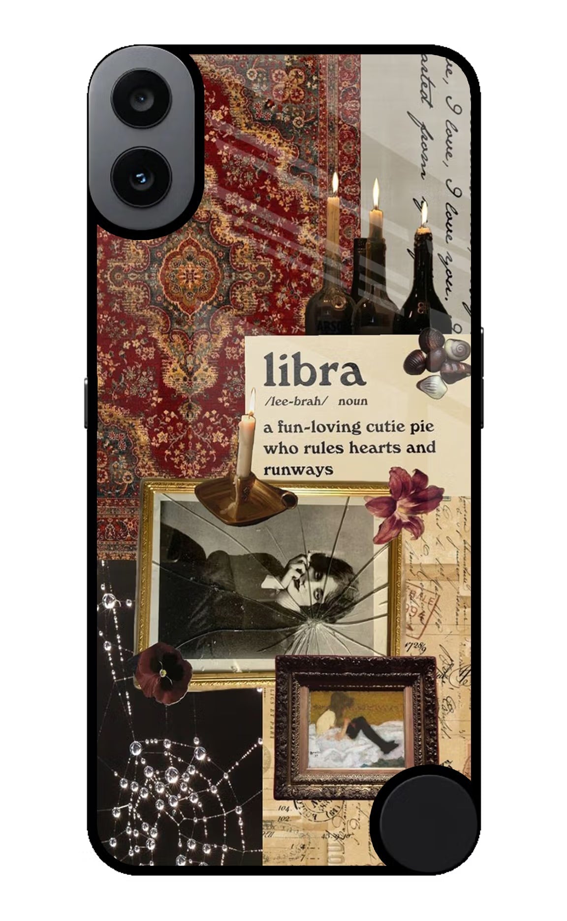Libra Zodiac CMF by Nothing Phone 1 Glass Case Back Cover by Casekaro