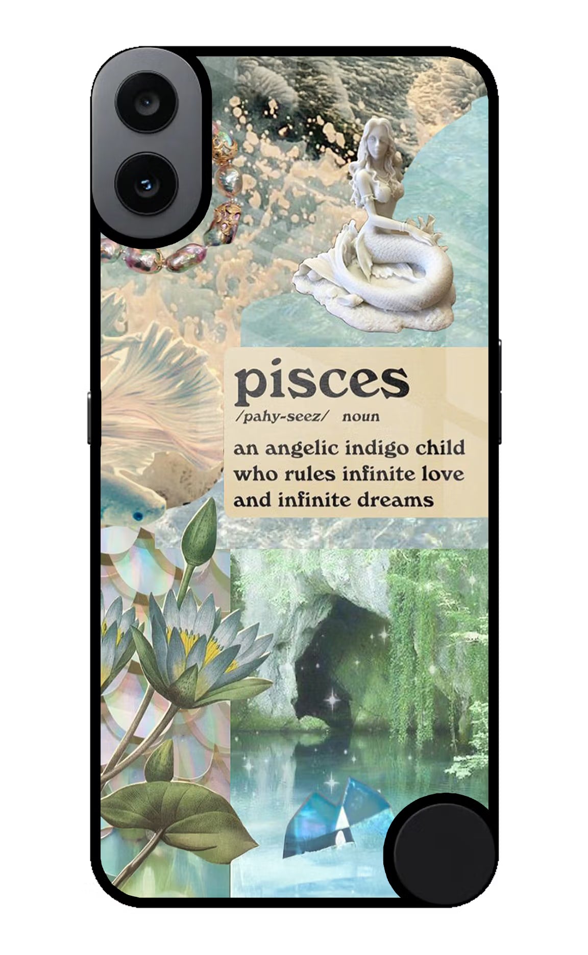 Pisces Zodiac CMF by Nothing Phone 1 Glass Case