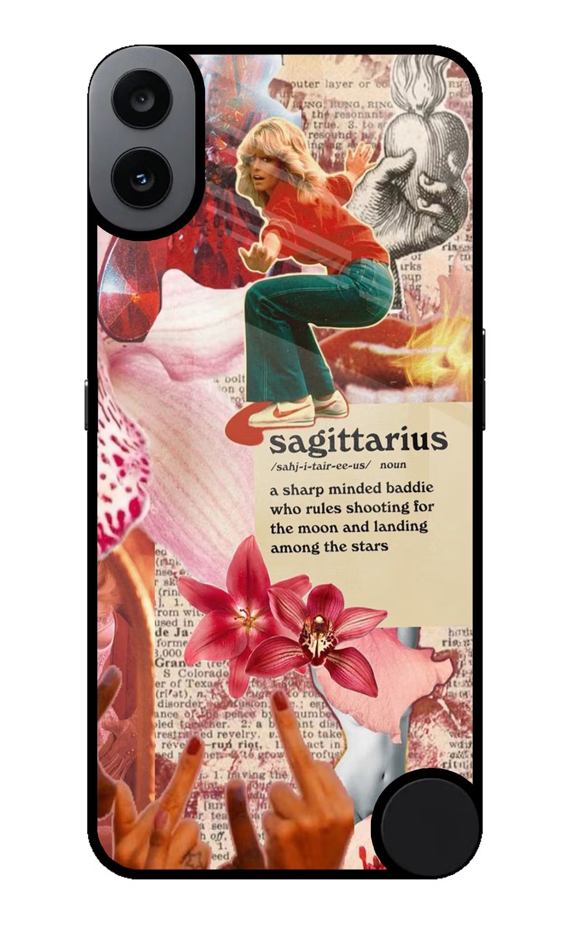 Sagittarius Zodiac CMF by Nothing Phone 1 Glass Case Back Cover by Casekaro