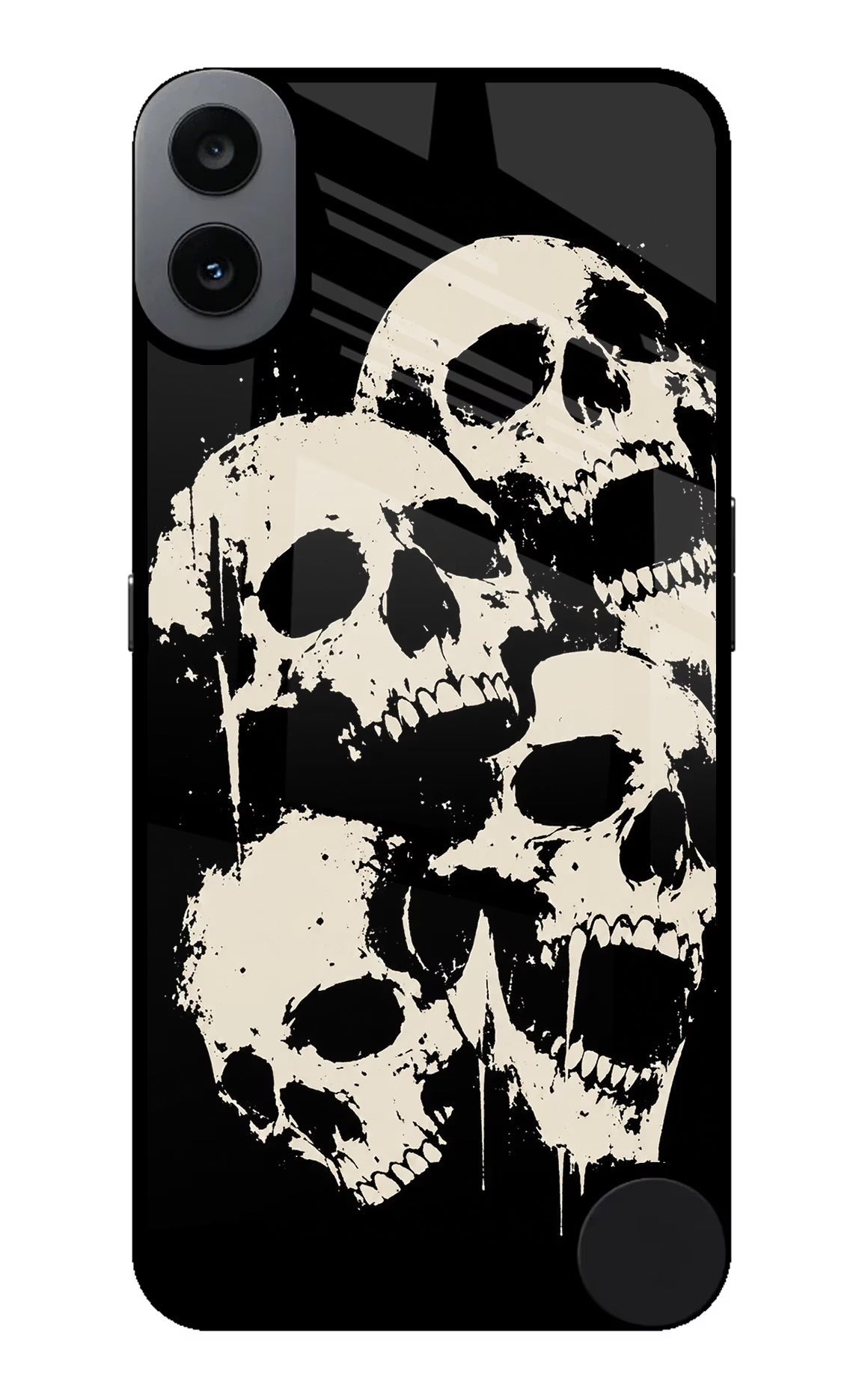 Dead Stack CMF by Nothing Phone 1 Glass Case Back Cover by Casekaro