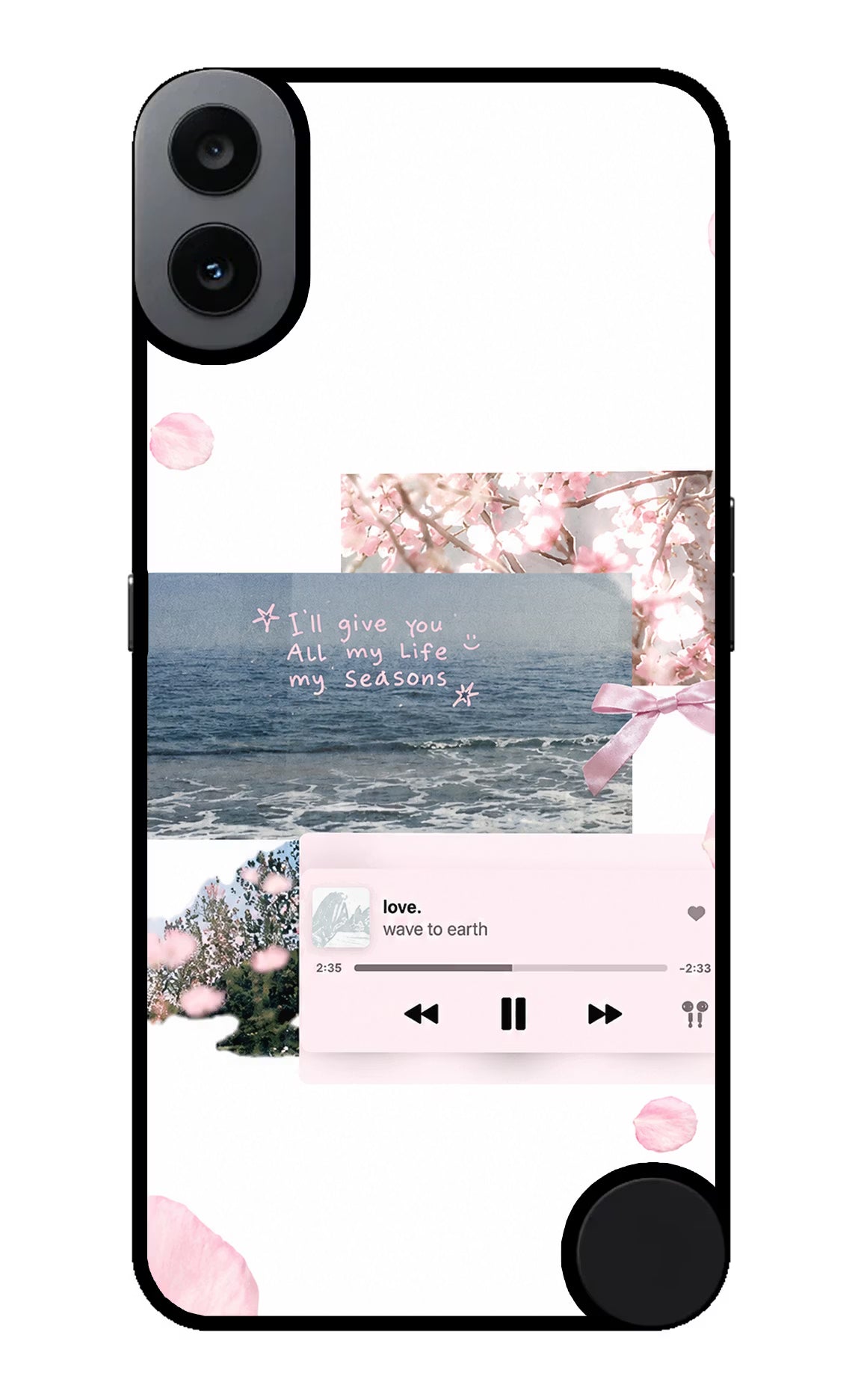 Wave to earth CMF by Nothing Phone 1 Glass Case