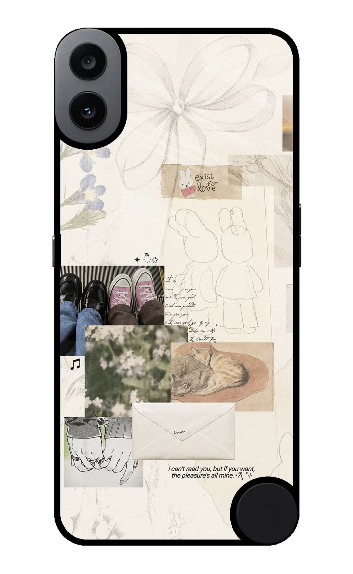 Soft Aesthetic CMF by Nothing Phone 1 Glass Case Back Cover by Casekaro