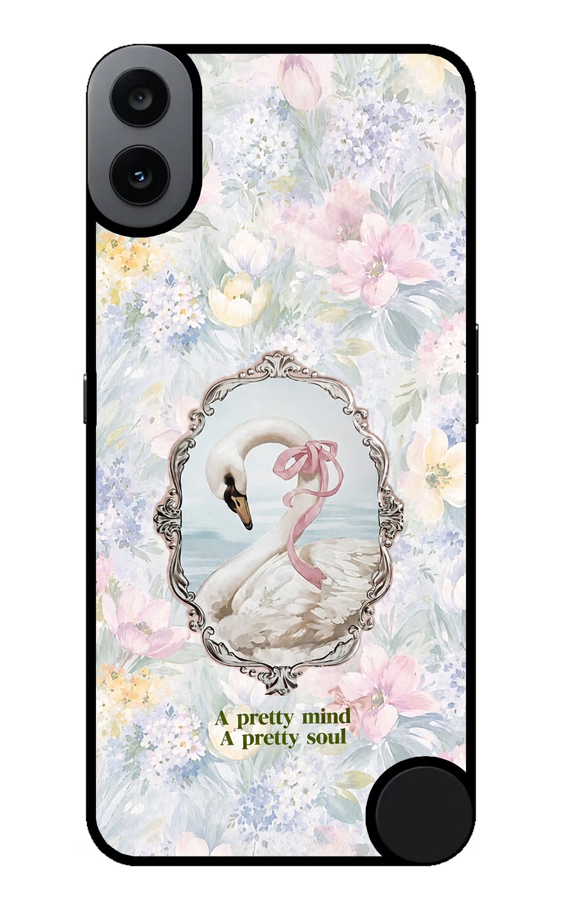 Pretty Mind Pretty Soul CMF by Nothing Phone 1 Glass Case Back Cover by Casekaro