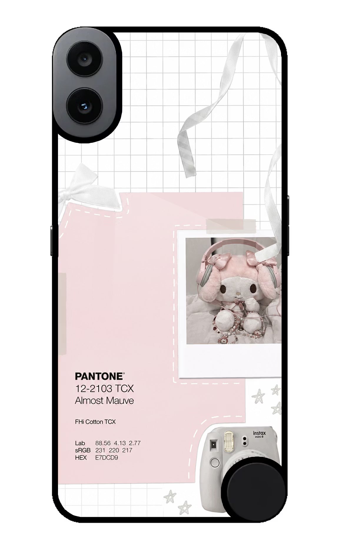 Pantone Asthetic CMF by Nothing Phone 1 Glass Case Back Cover by Casekaro