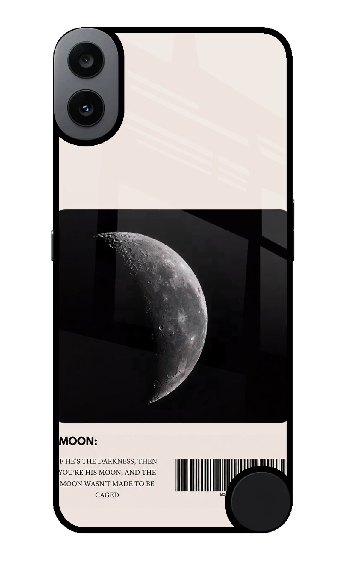 Moon Phase CMF by Nothing Phone 1 Glass Case