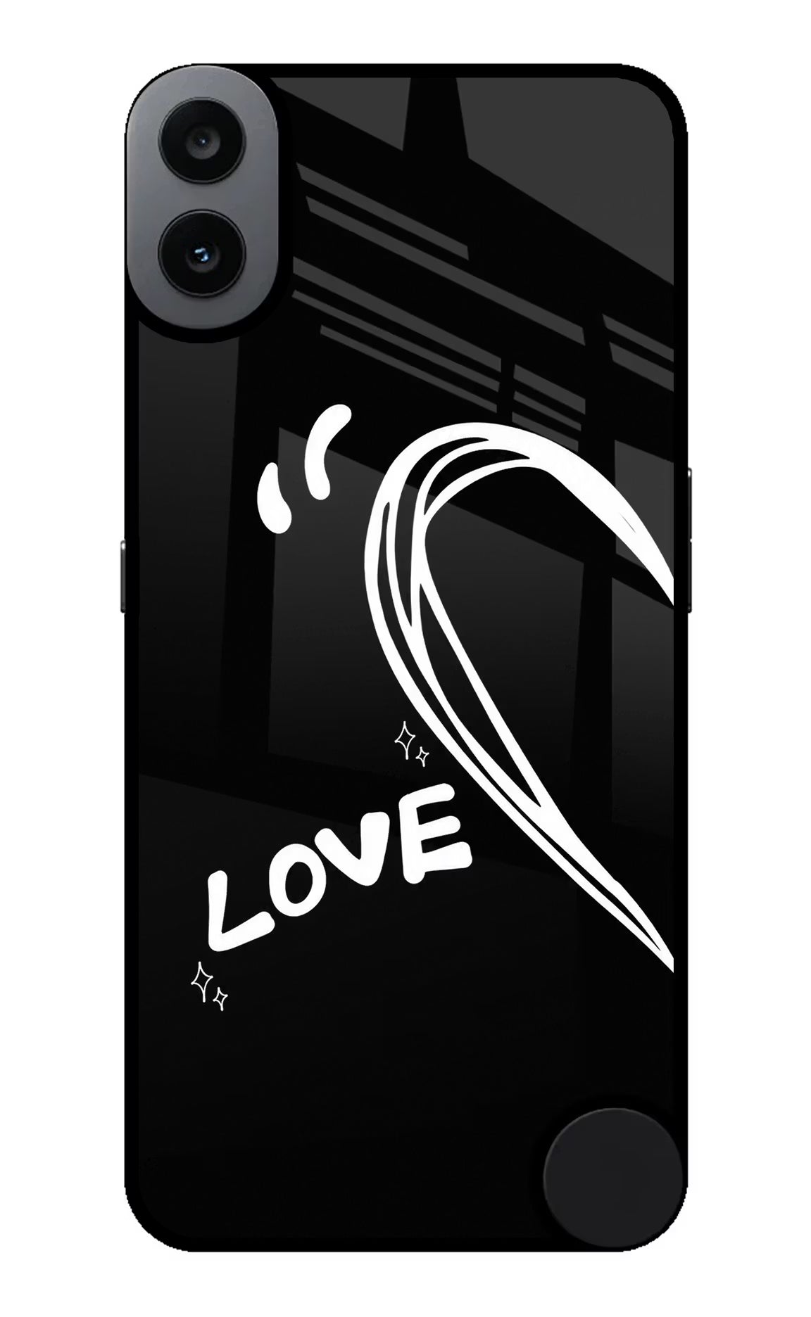 Love Line CMF by Nothing Phone 1 Glass Case