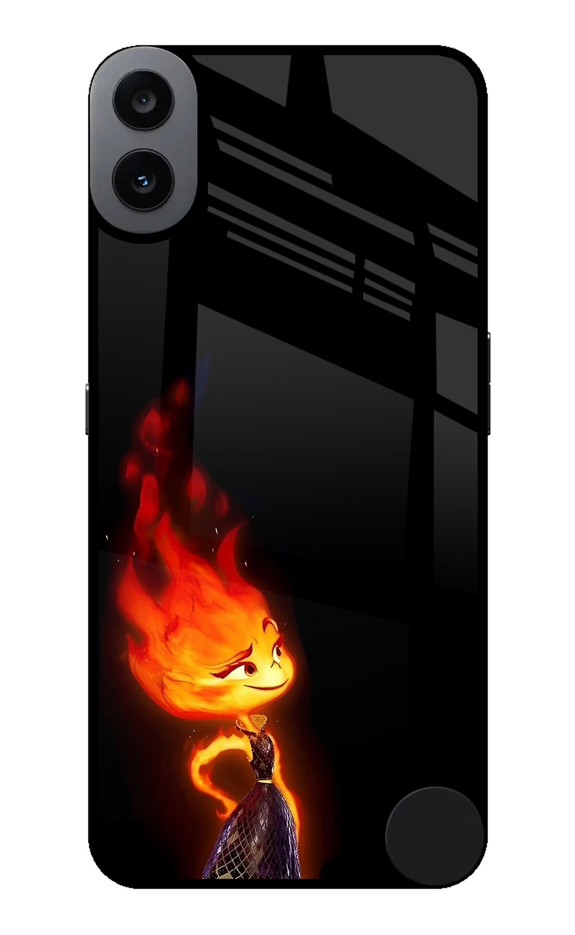Ember Flame CMF by Nothing Phone 1 Glass Case