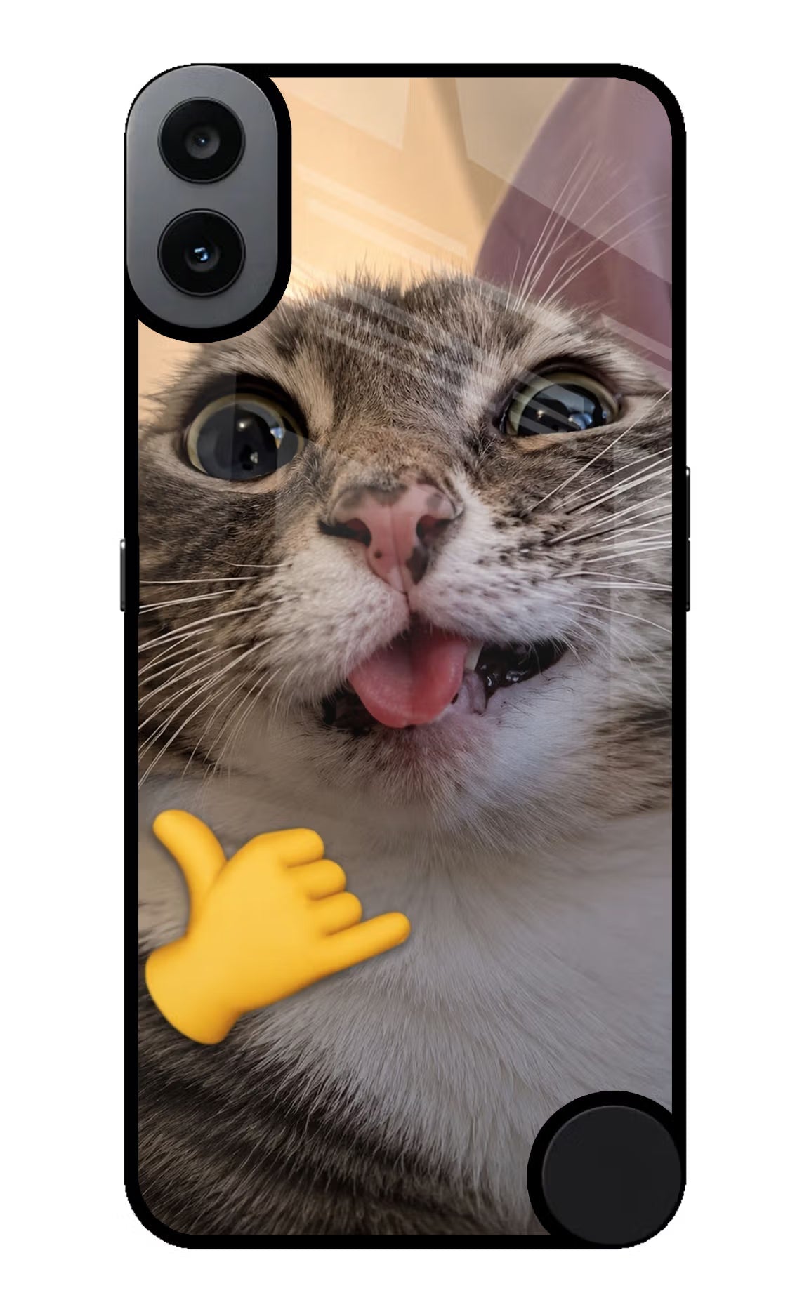 Silly Cat Call CMF by Nothing Phone 1 Glass Case