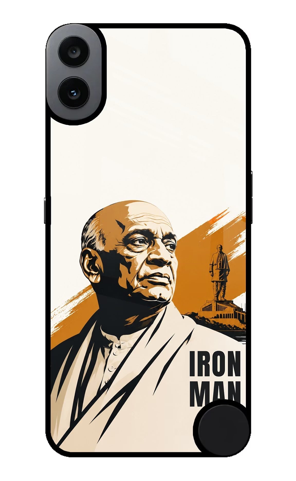 Sardar Patel Iron Will CMF by Nothing Phone 1 Glass Case