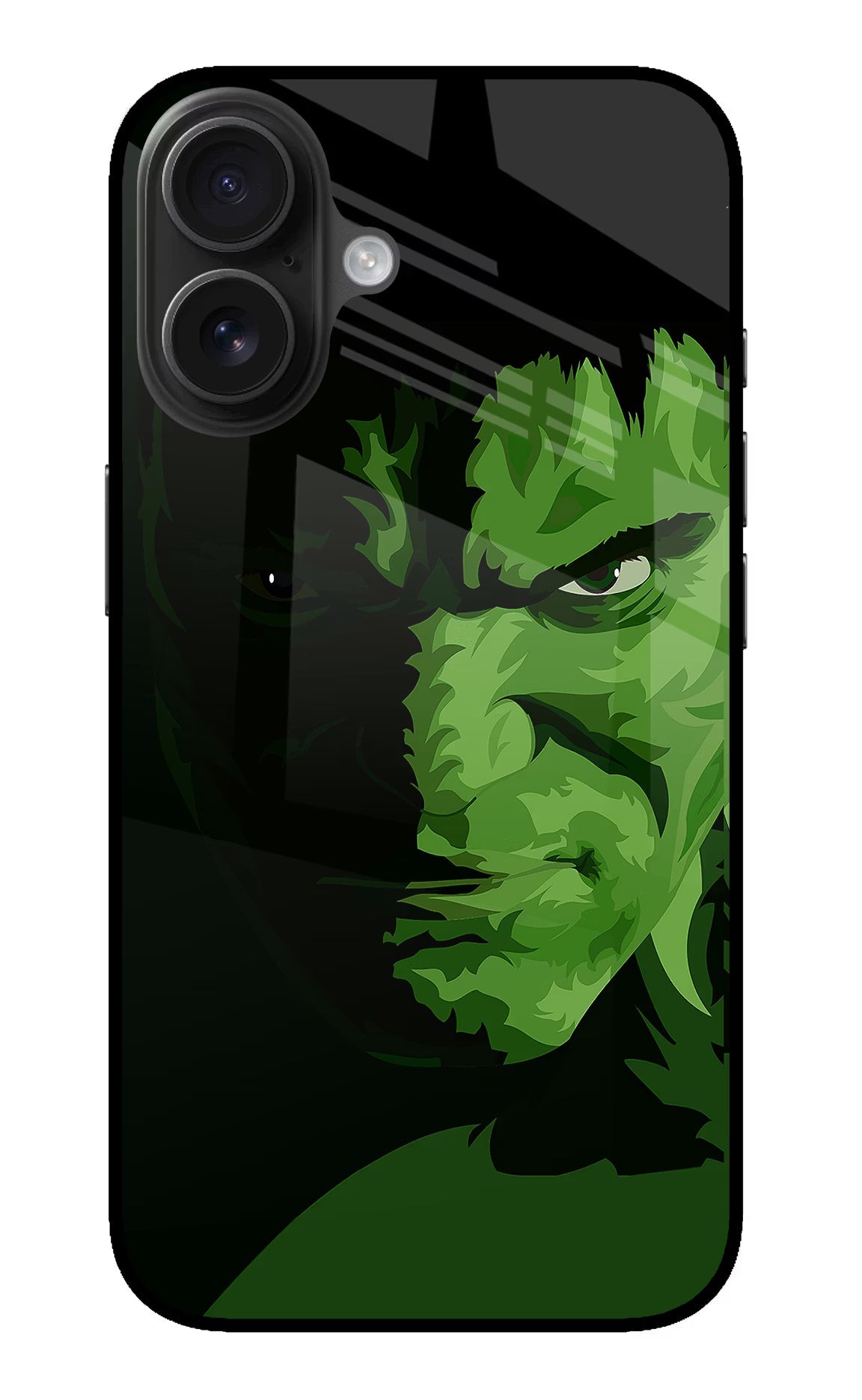 HULK iPhone 16 Glass Case Back Cover by Casekaro