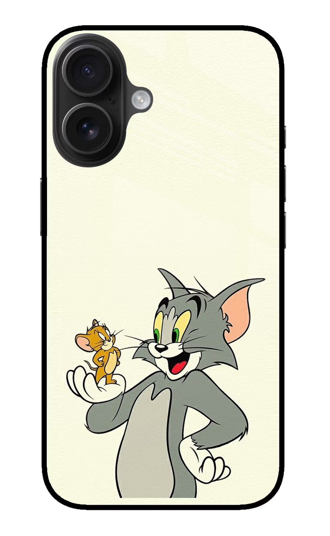 Tom & Jerry iPhone 16 Glass Case Back Cover by Casekaro