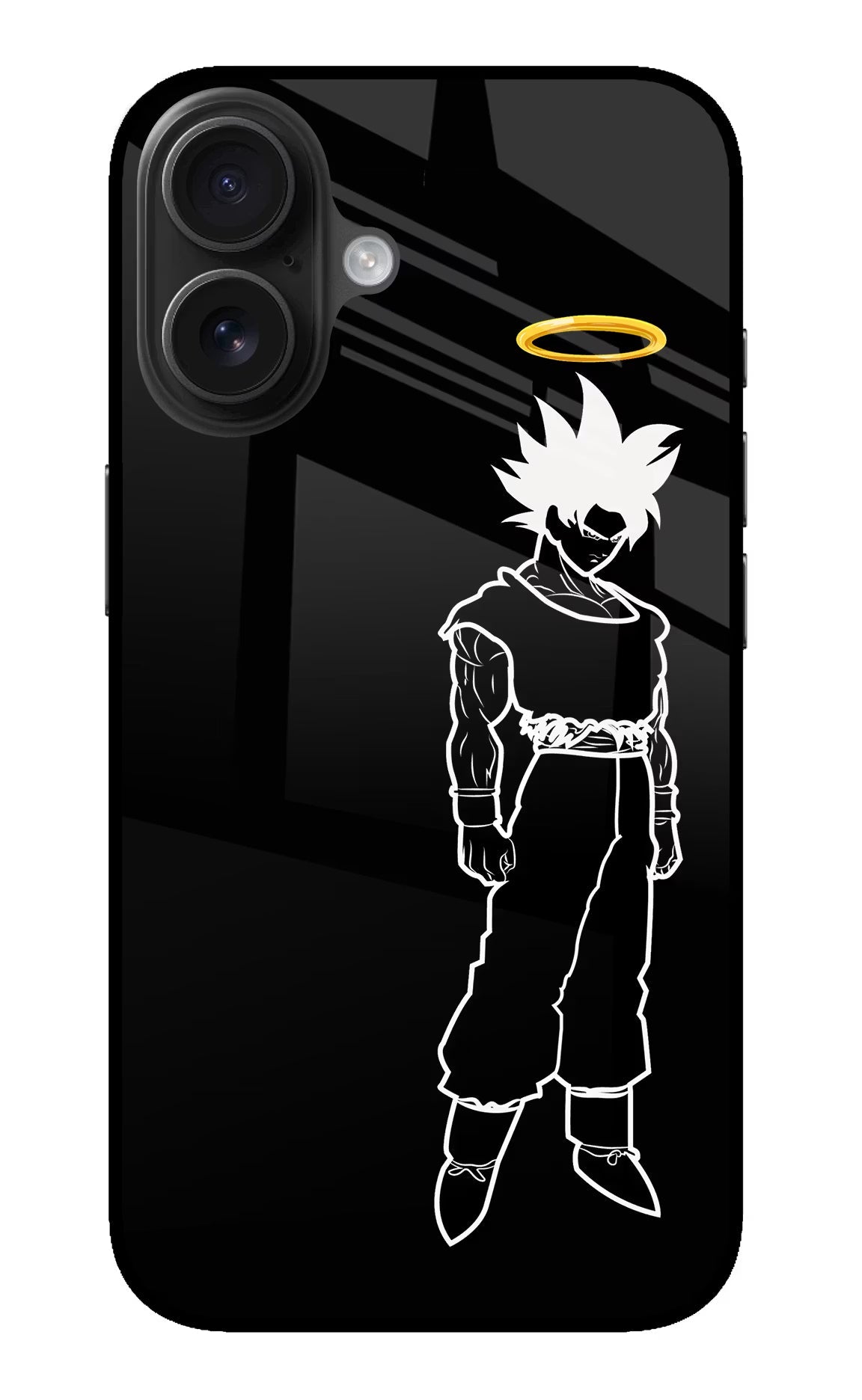 DBS Character iPhone 16 Glass Case Back Cover by Casekaro