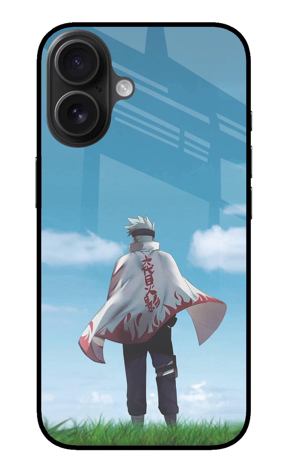 Kakashi iPhone 16 Glass Case Back Cover by Casekaro