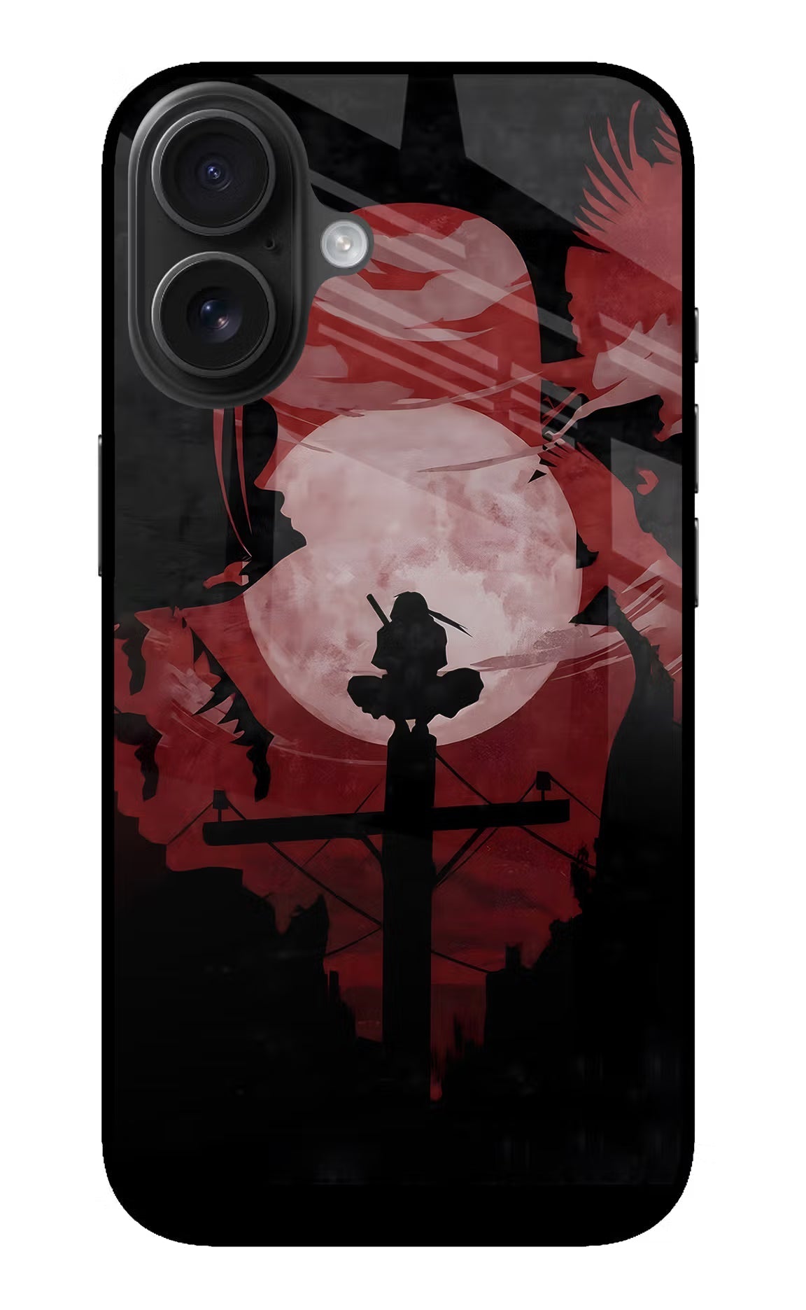 Naruto Anime iPhone 16 Glass Case Back Cover by Casekaro
