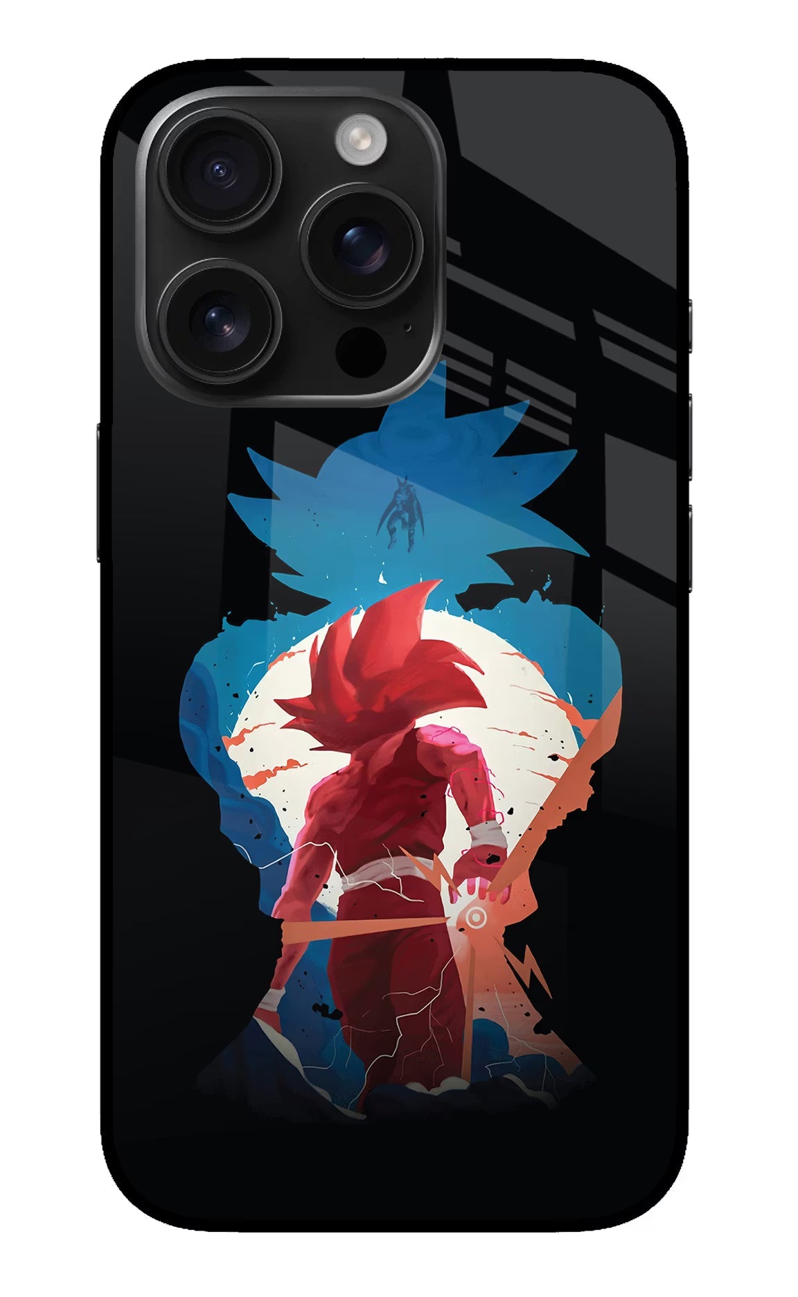 Goku iPhone 16 Pro Glass Case Back Cover by Casekaro