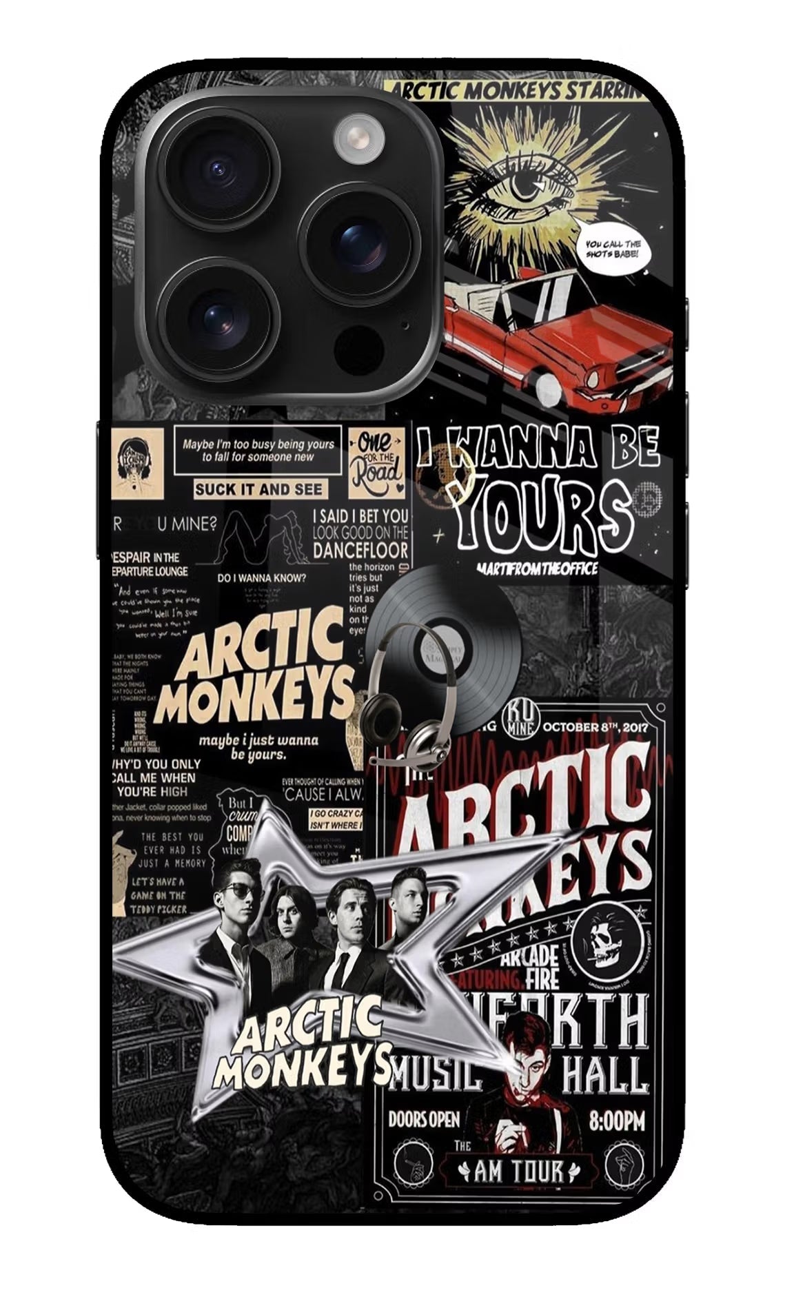 Arctic Monkeys iPhone 16 Pro Max Glass Case