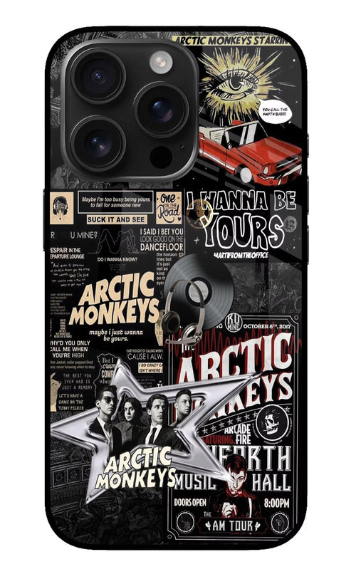Arctic Monkeys iPhone 16 Pro Max Glass Case