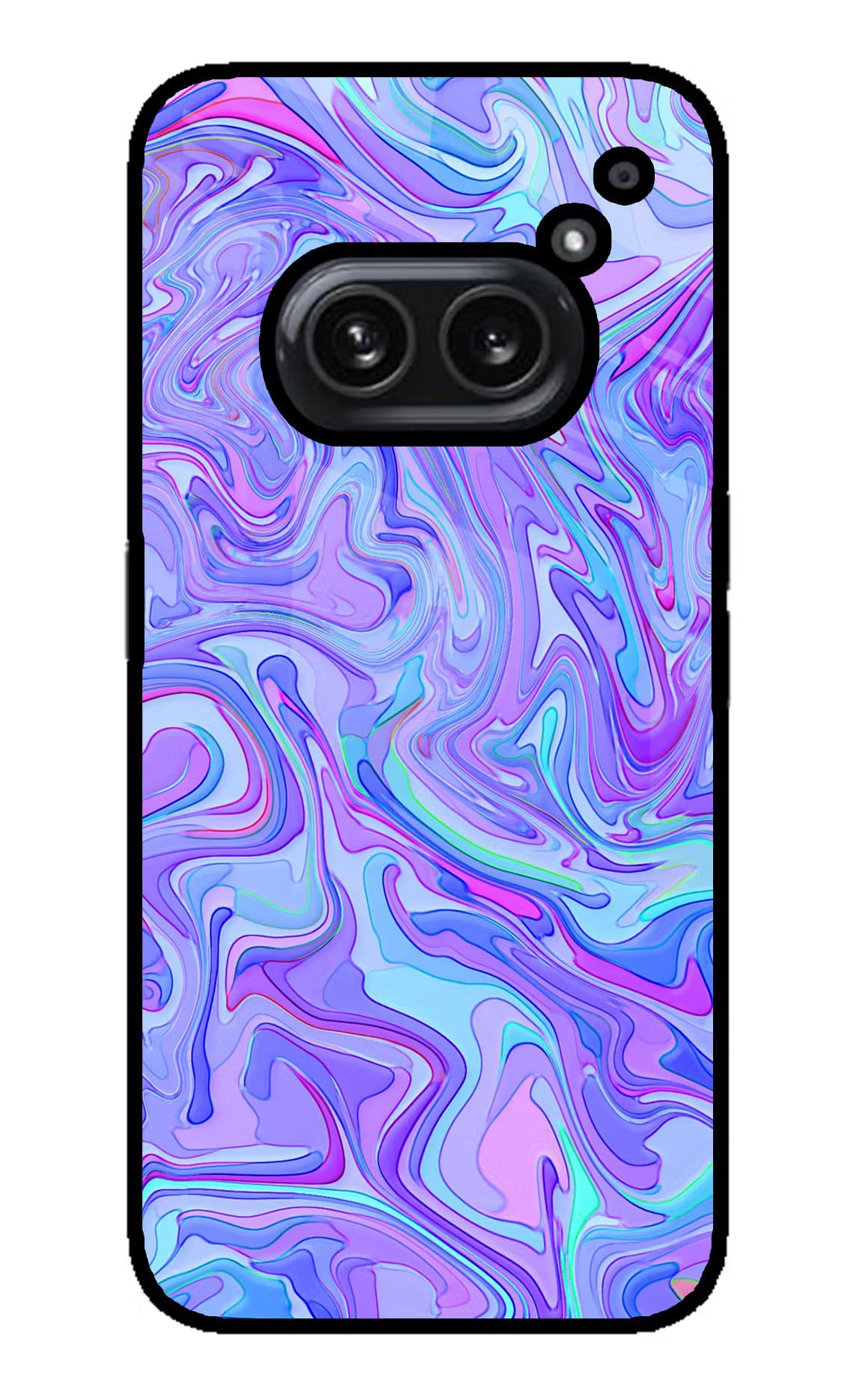 Glitter Nothing Phone 2A Plus Glass Case Back Cover by Casekaro