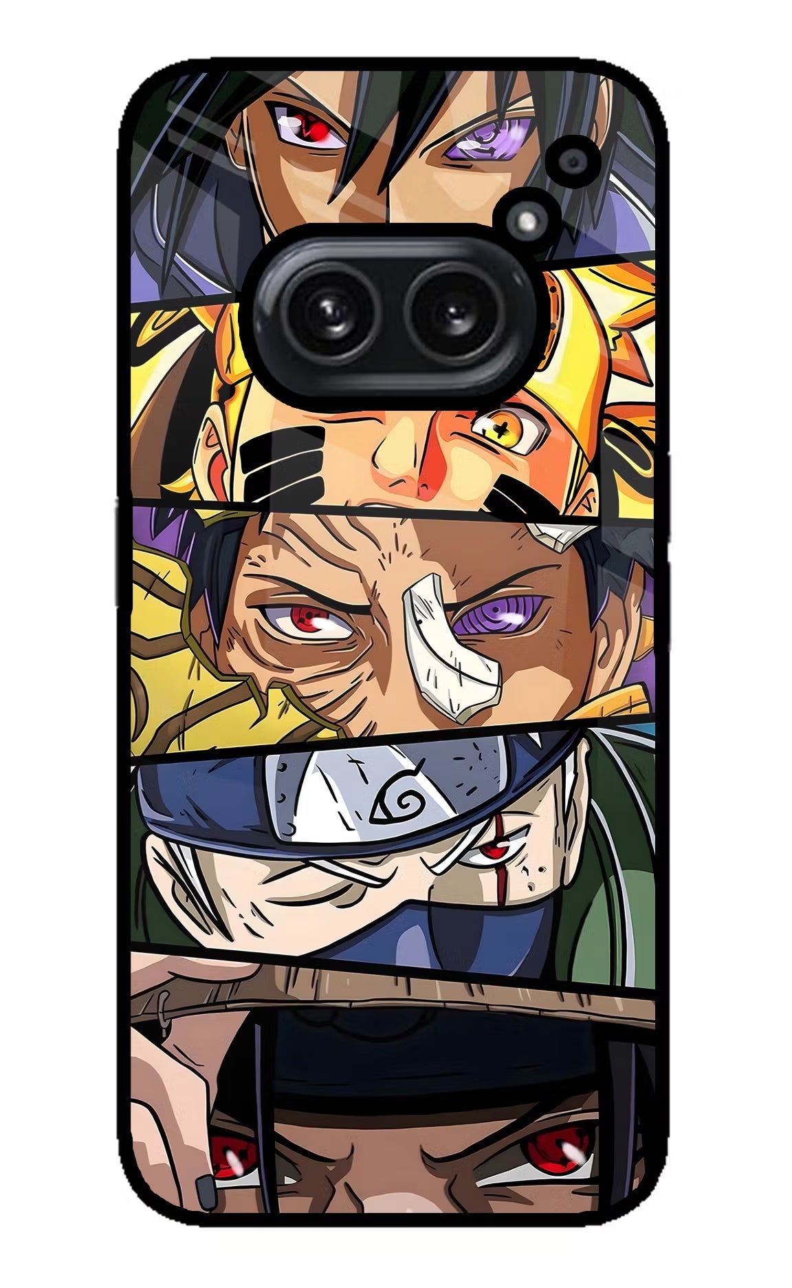 Naruto Character Nothing Phone 2A Plus Glass Case Back Cover by Casekaro